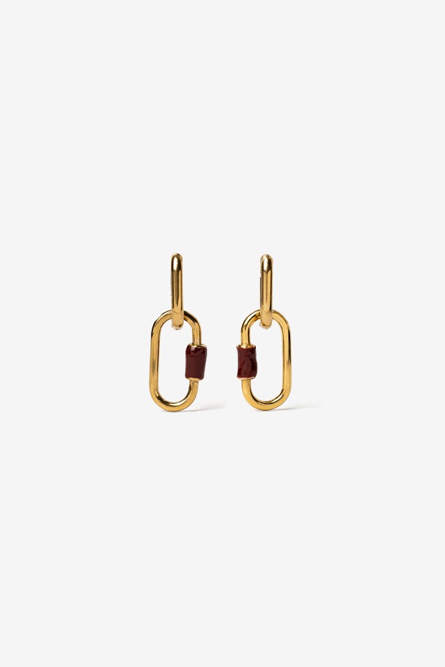 Chunky Gold Chain Earrings