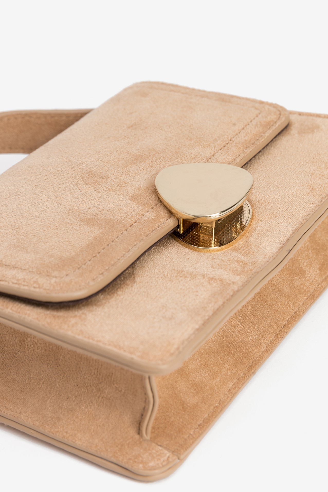Beige Chain Shoulder Bag