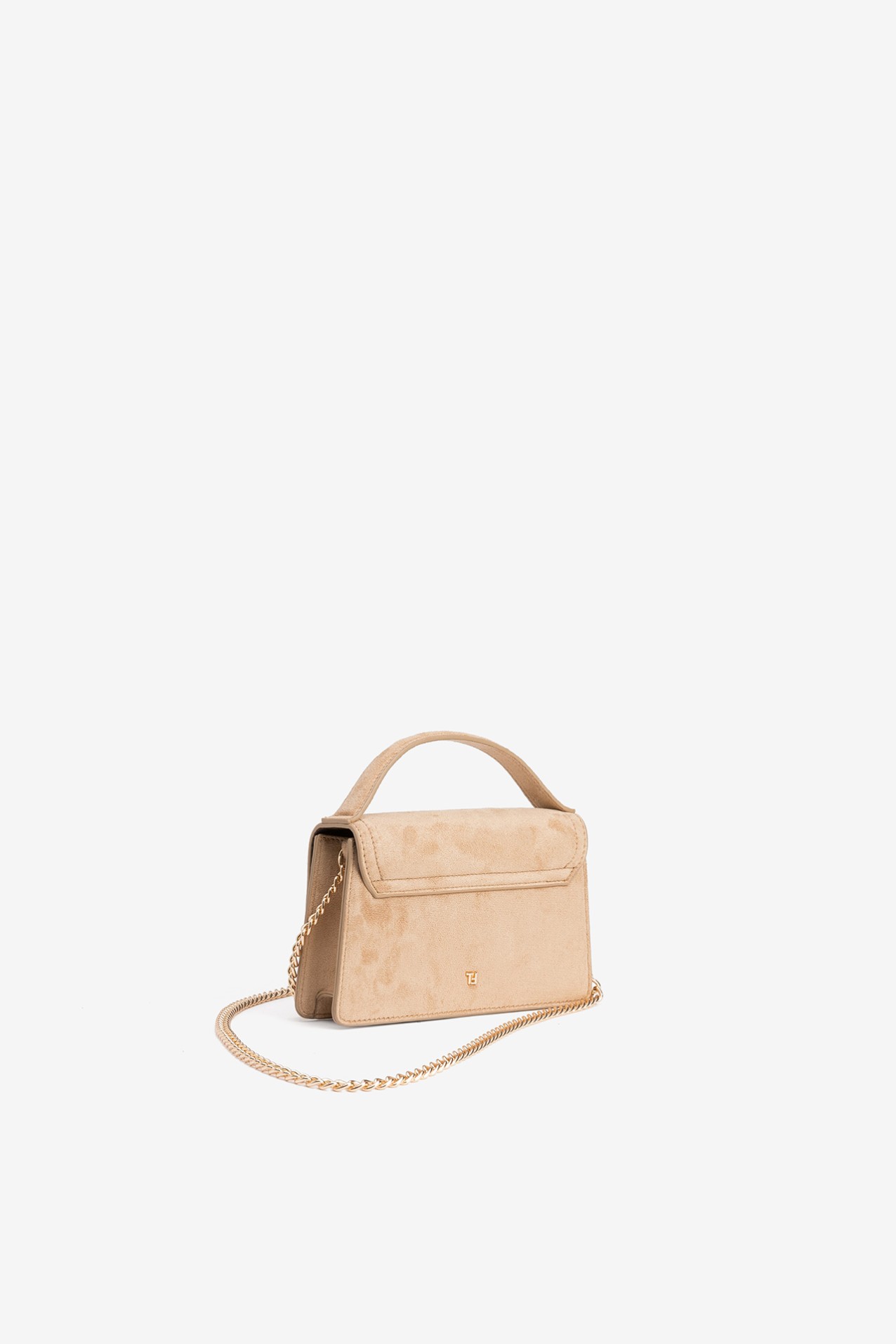 Beige Chain Shoulder Bag