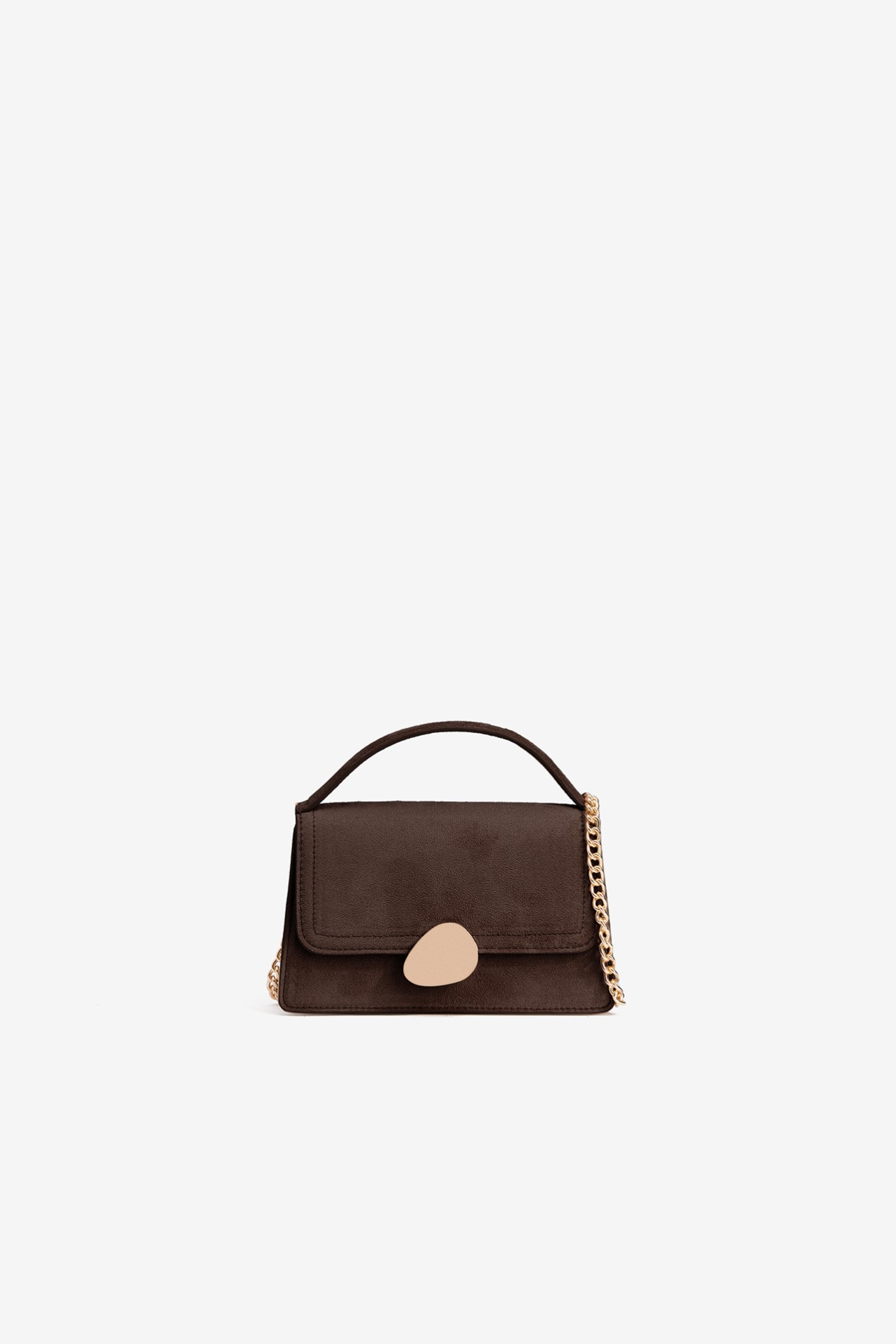 Chocolate Structured Mini Bag