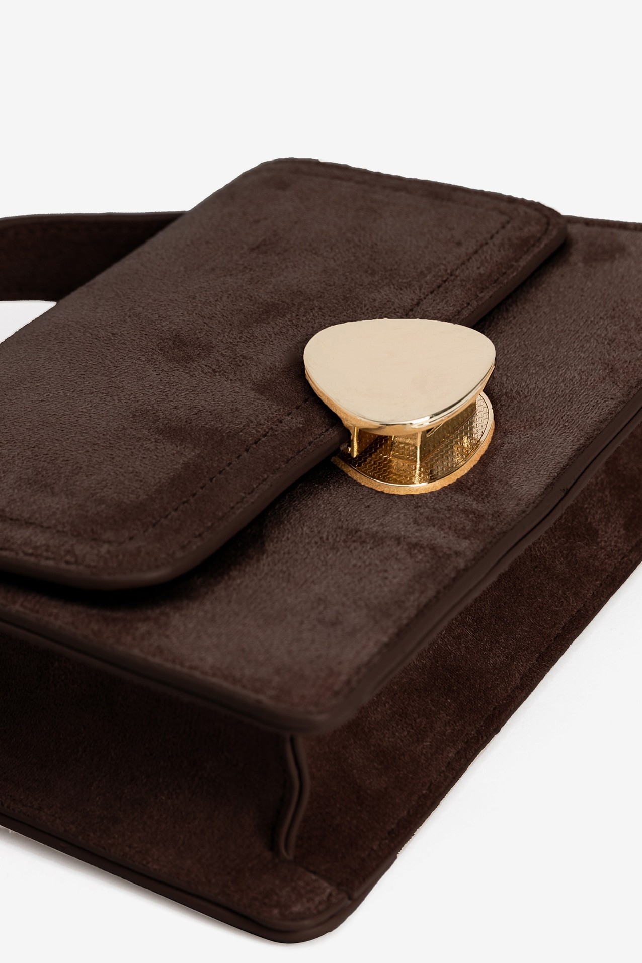 Chocolate Structured Mini Bag