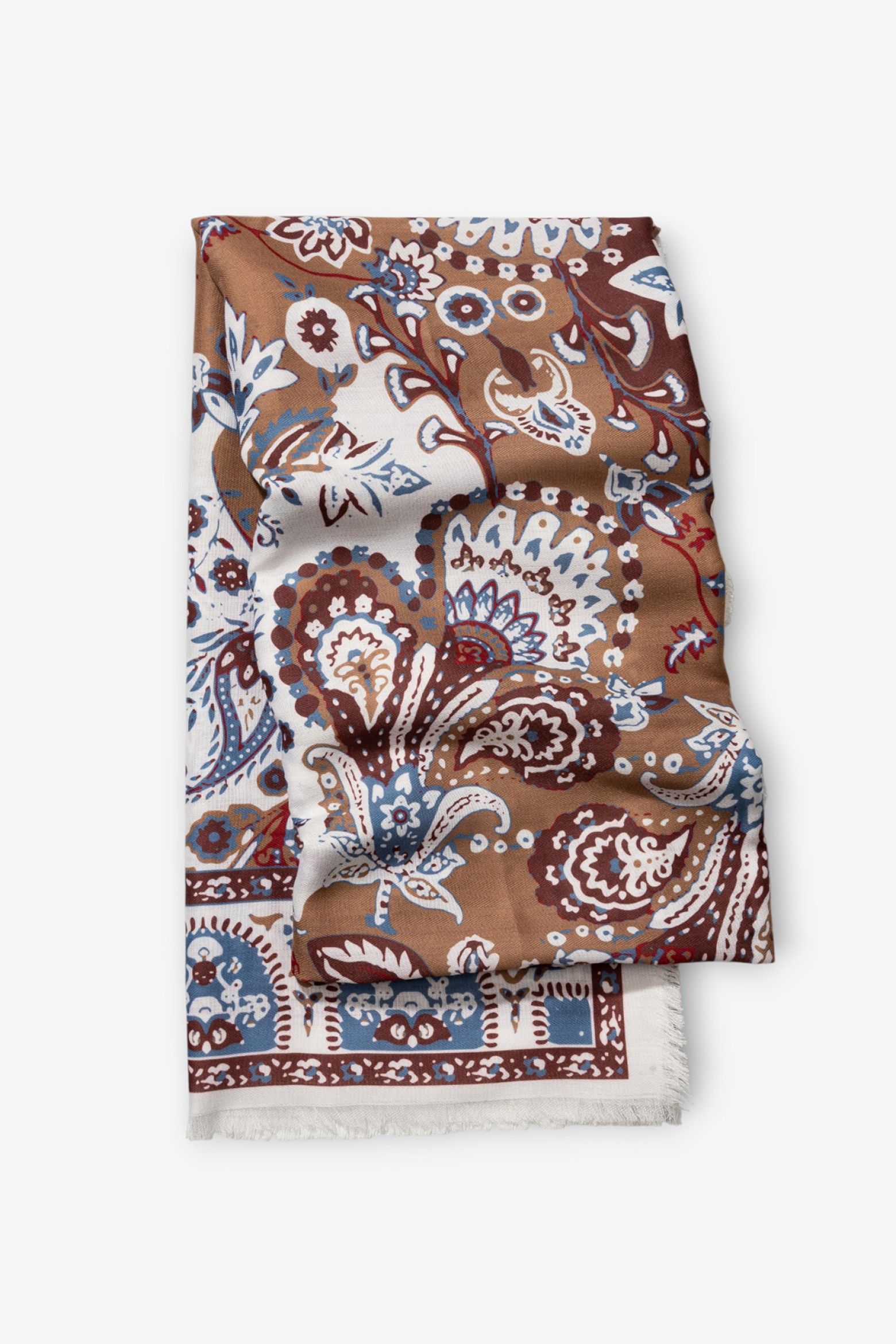 Len�o Castanho Paisley