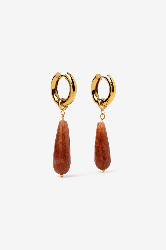 Chunky Gold Drop Earrings