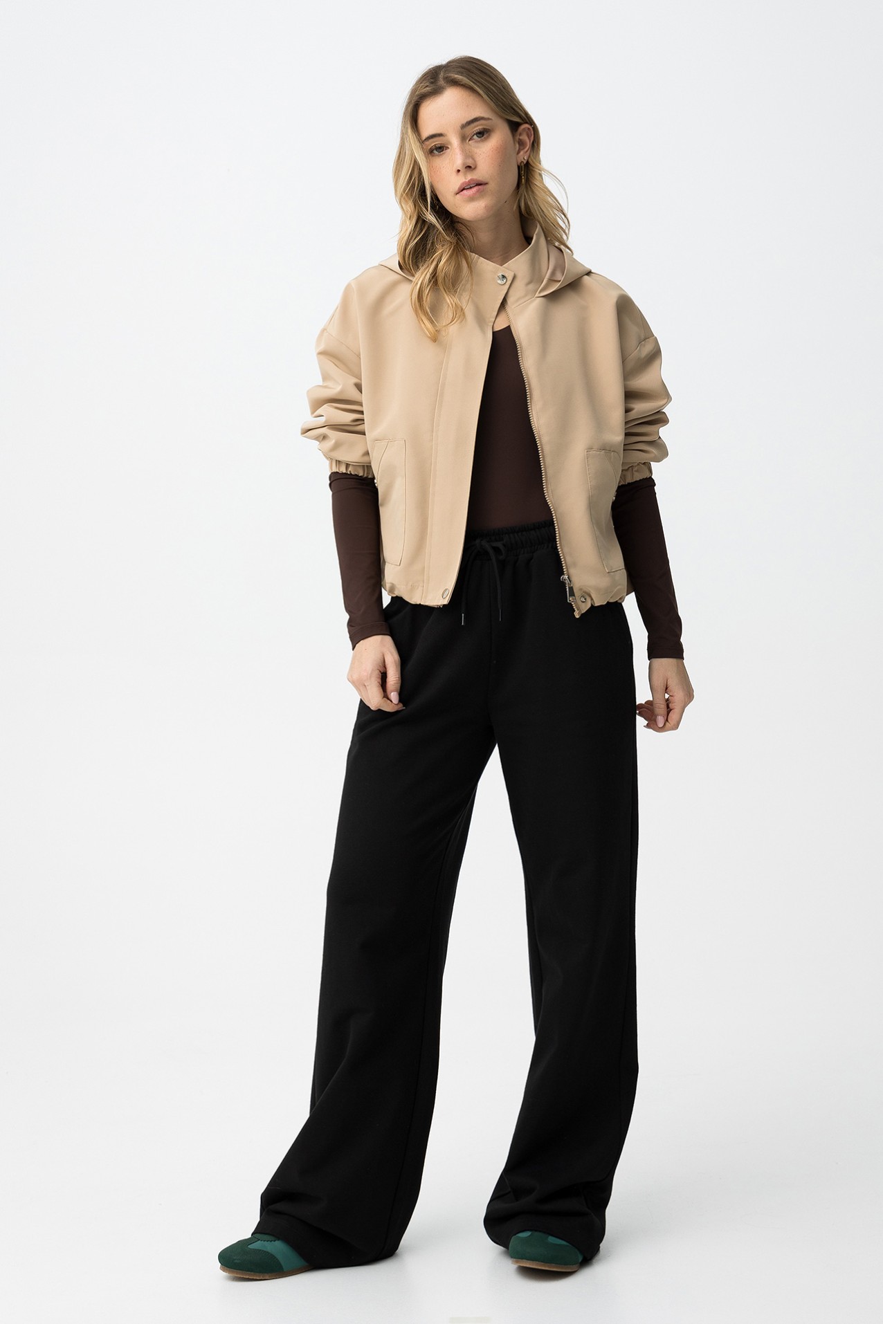 Black Wide Leg Trousers