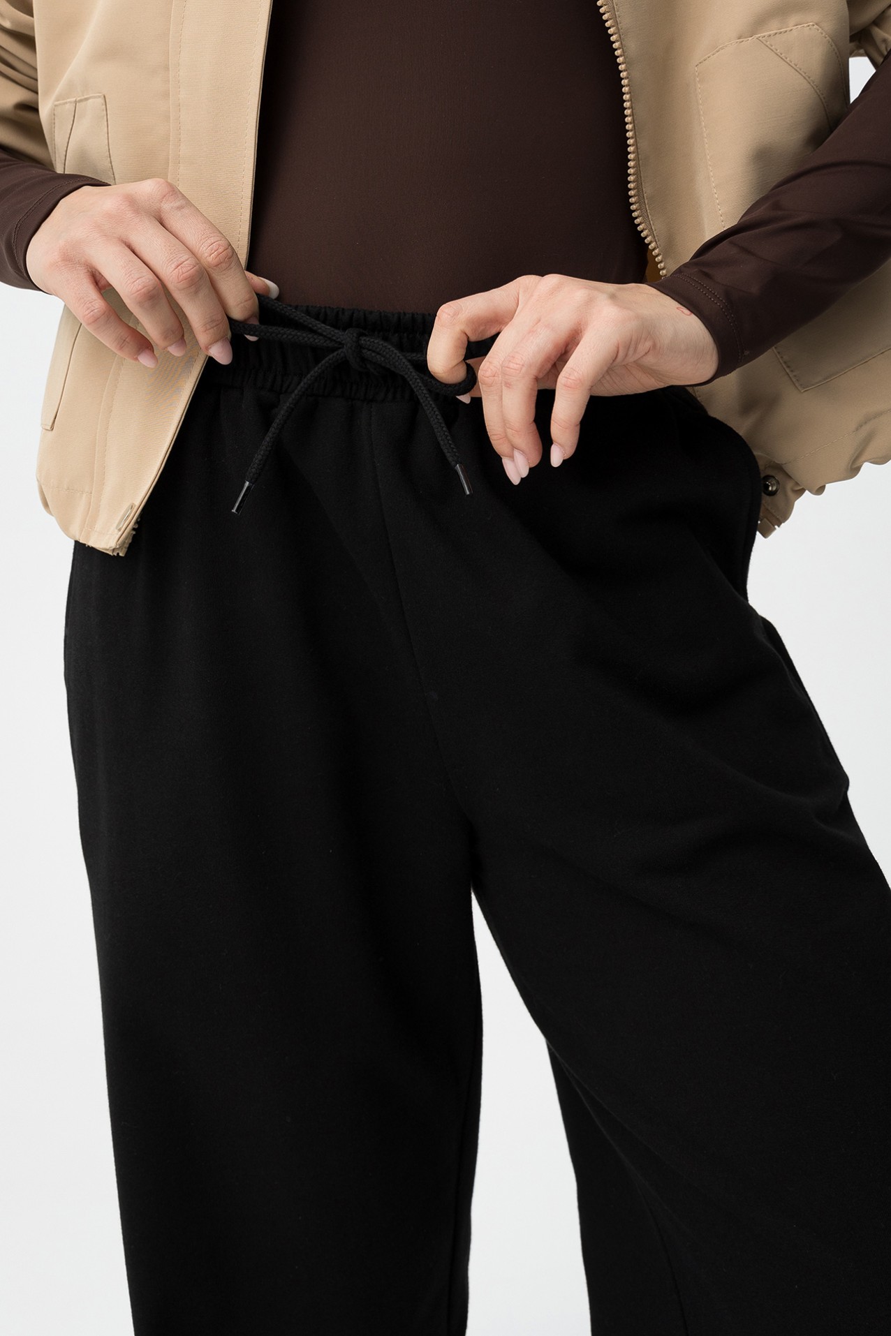 Black Wide Leg Trousers