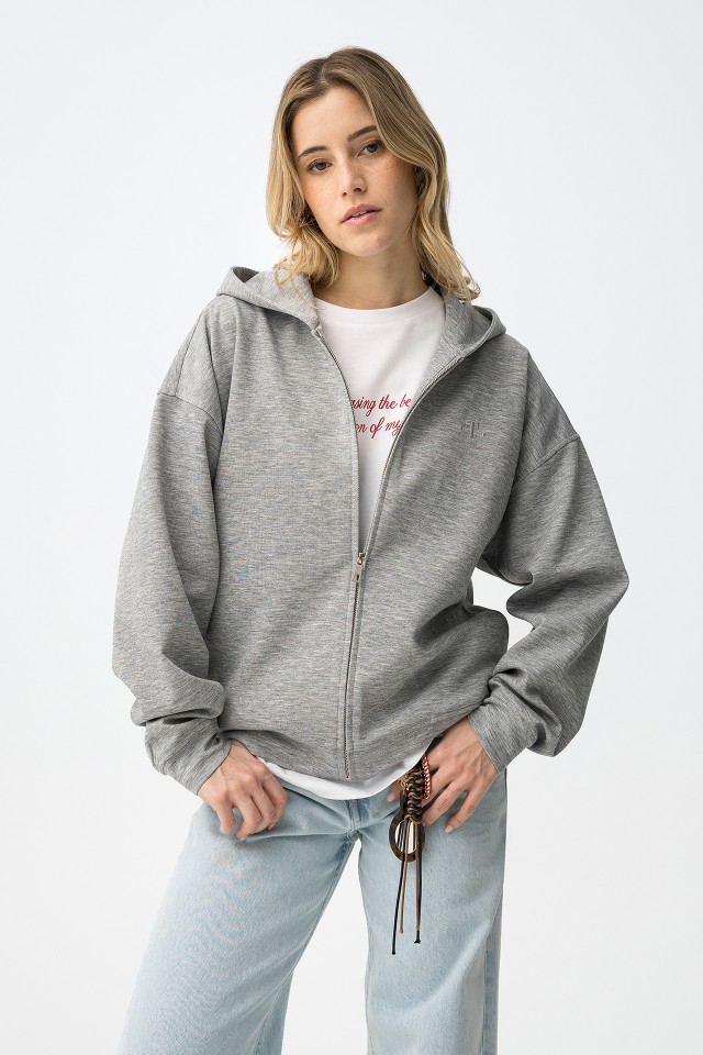 Casaco Cinzento Relaxed