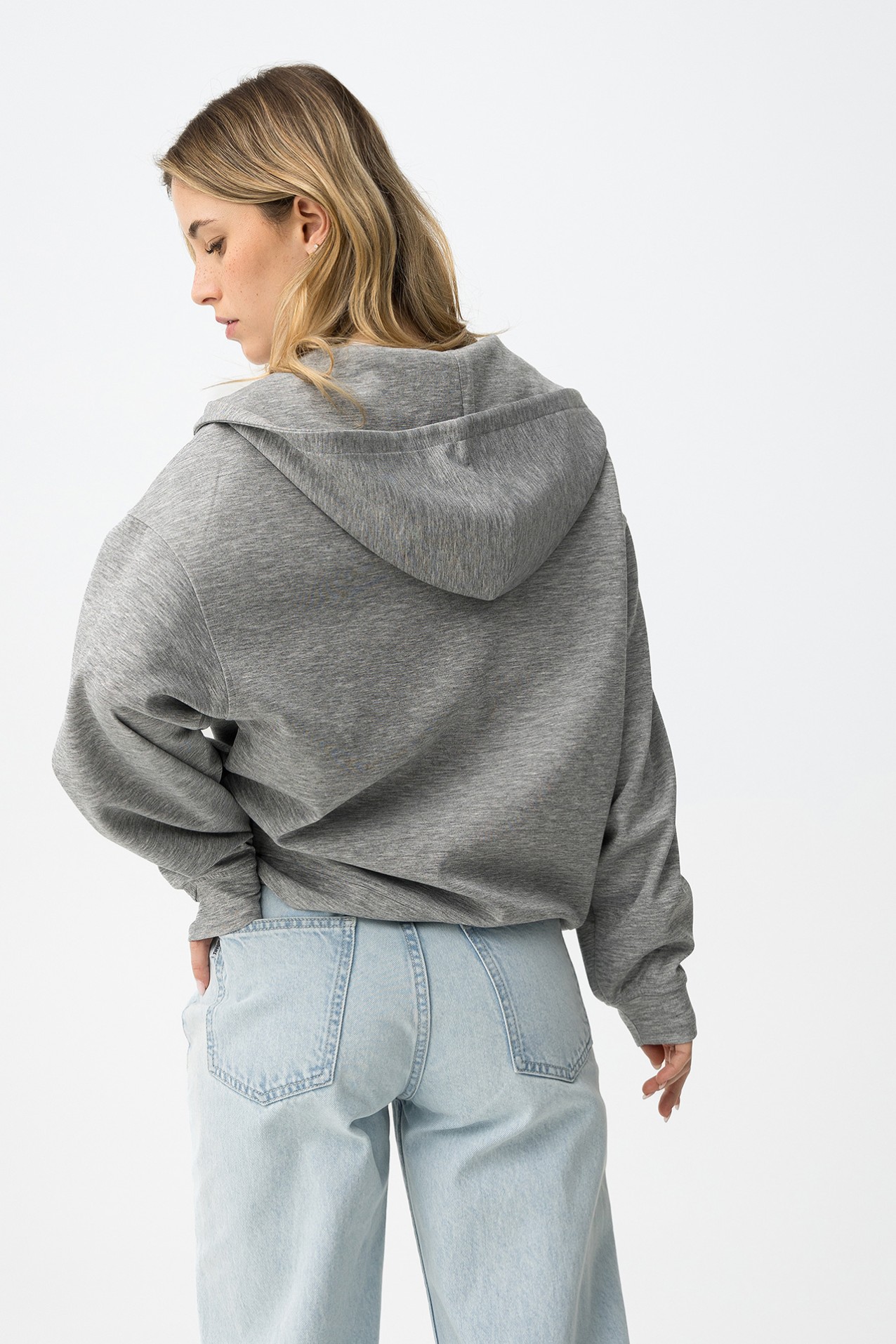 Casaco Cinzento Relaxed