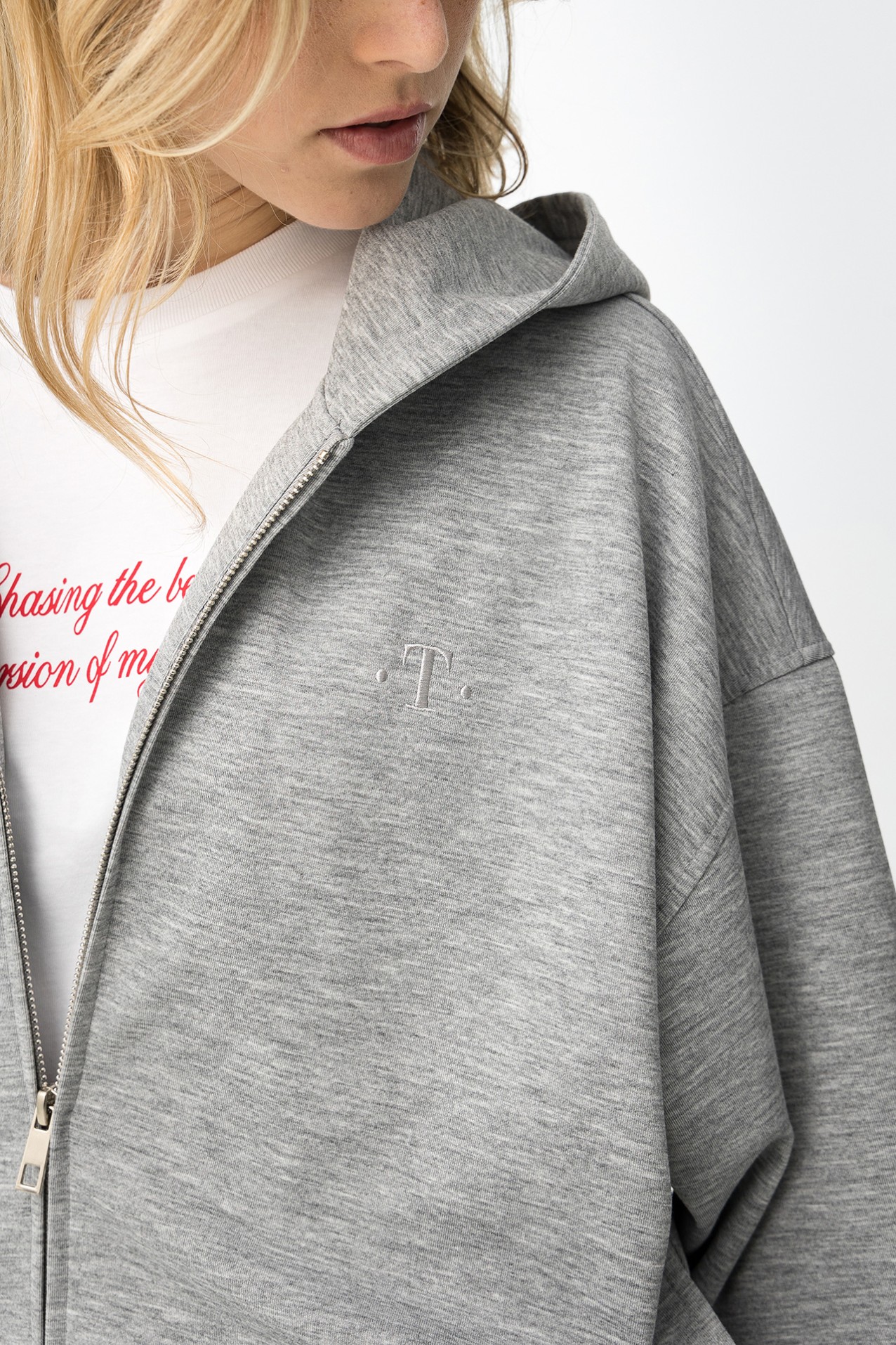 Casaco Cinzento Relaxed