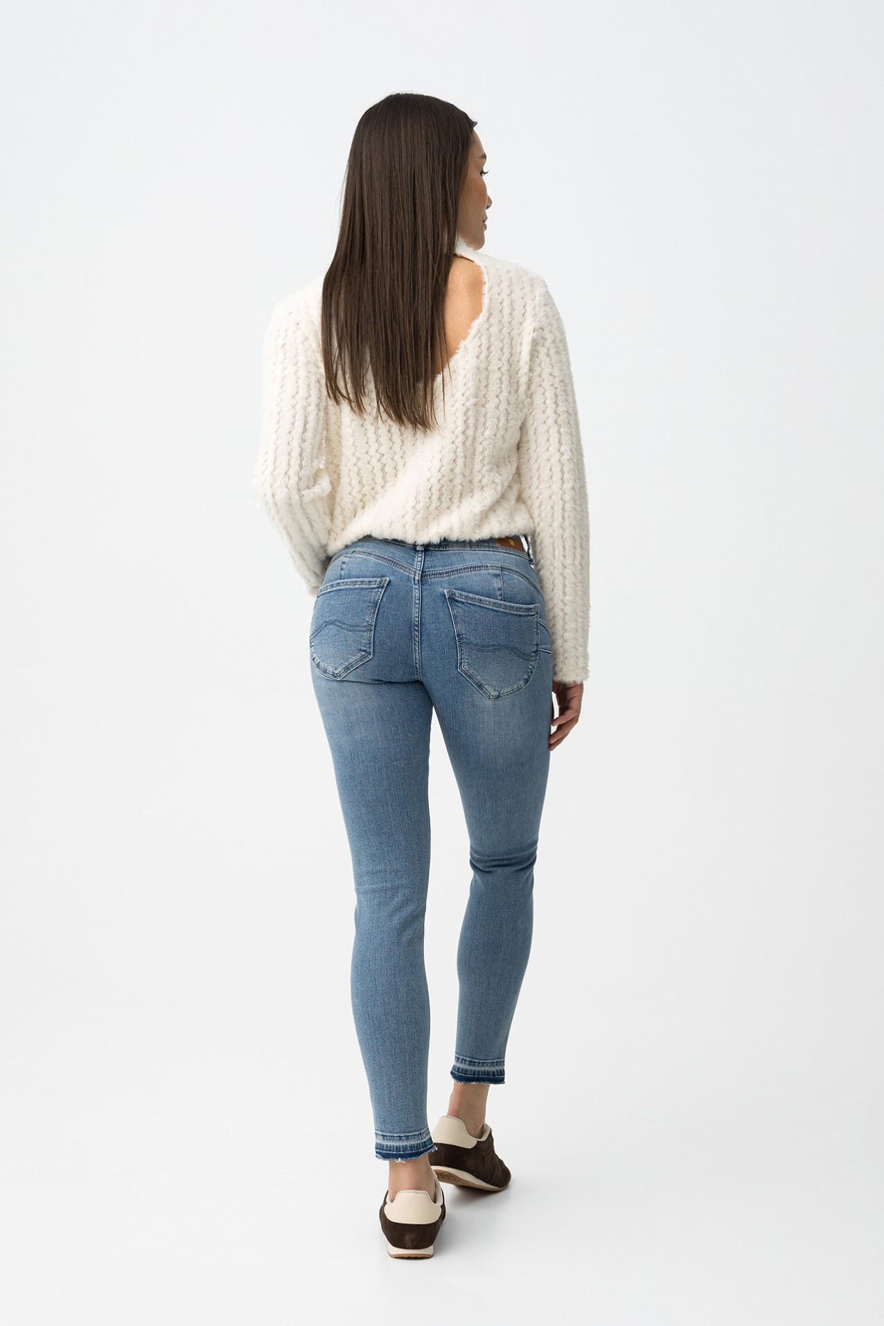 Double-Up Skinny Jeans