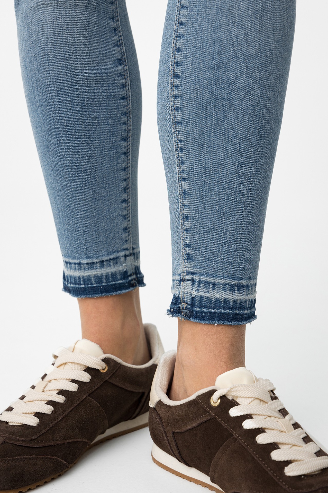 Double-Up Skinny Jeans