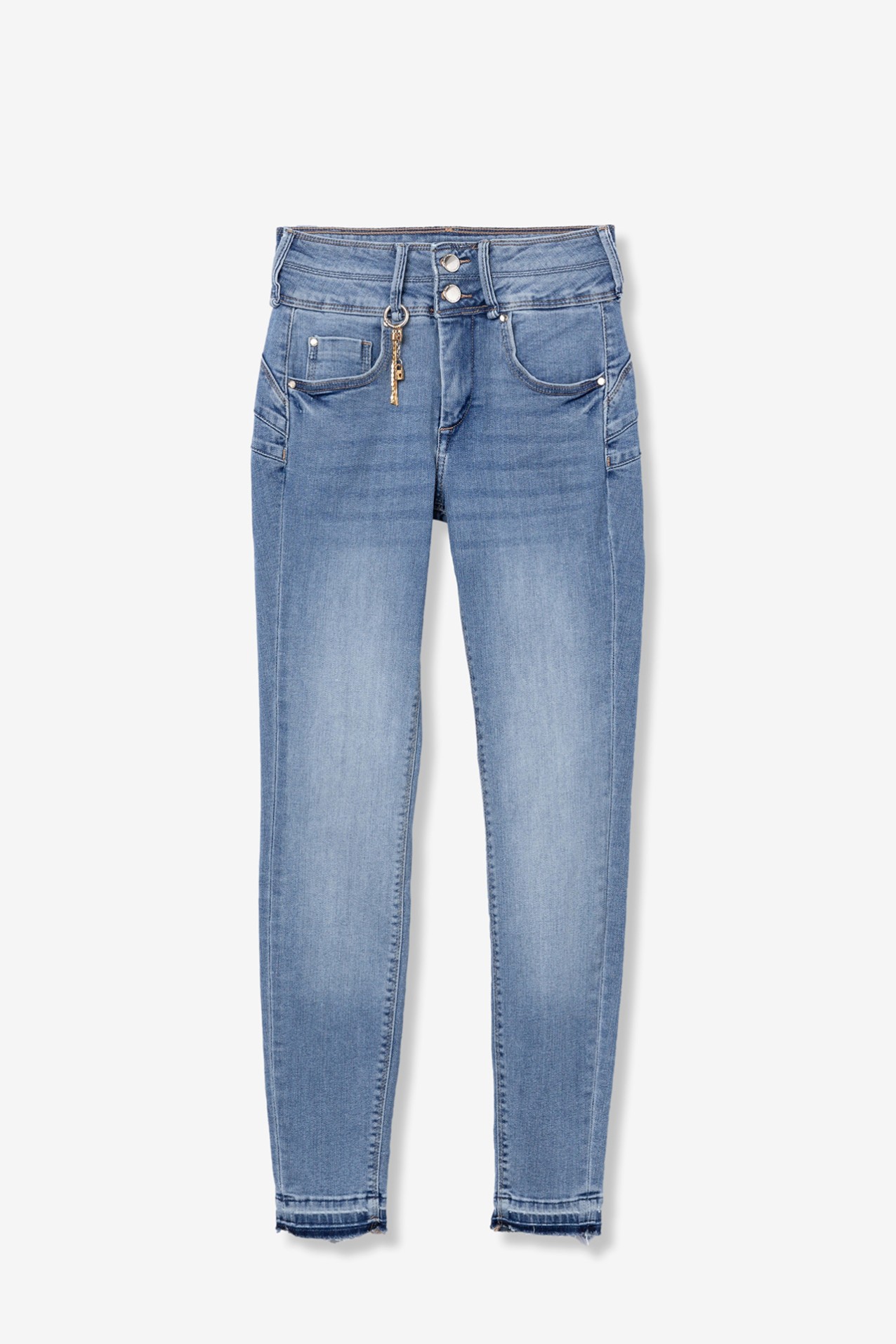 Double-Up Skinny Jeans