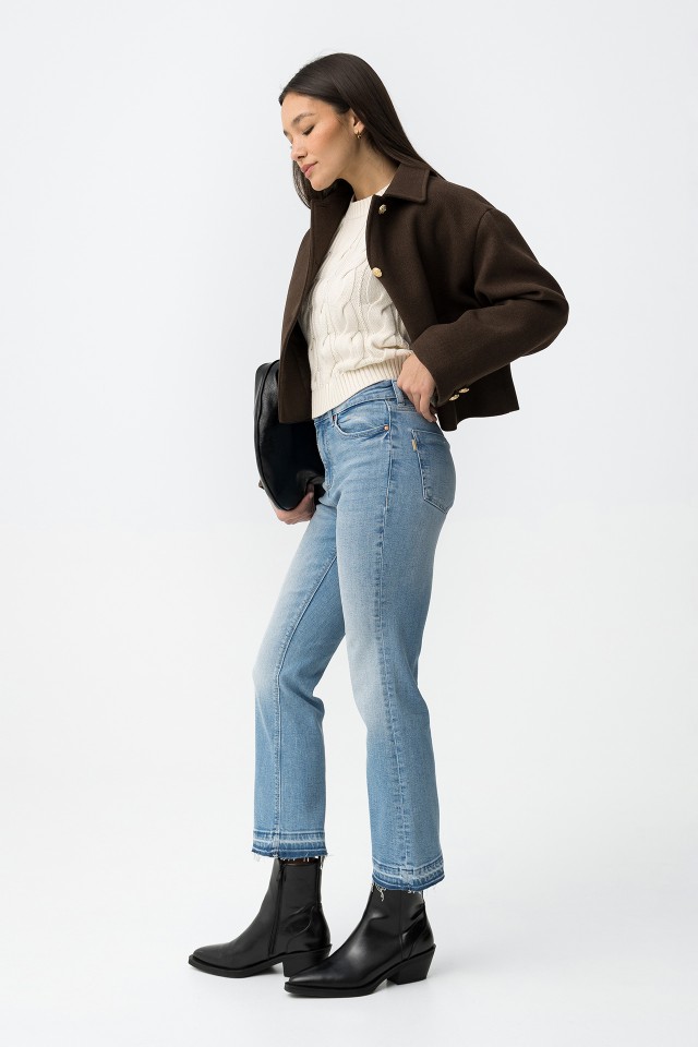 Light Blue Cropped Jeans