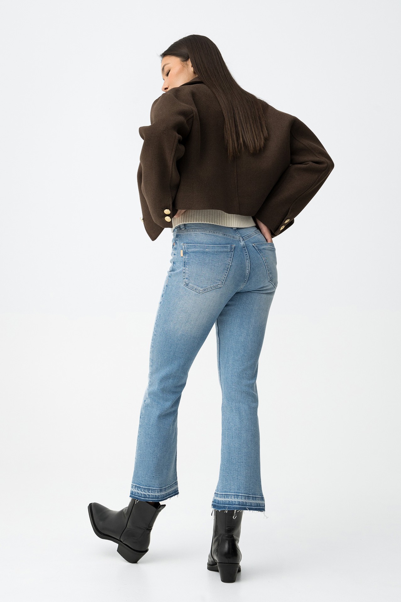 Light Blue Cropped Jeans