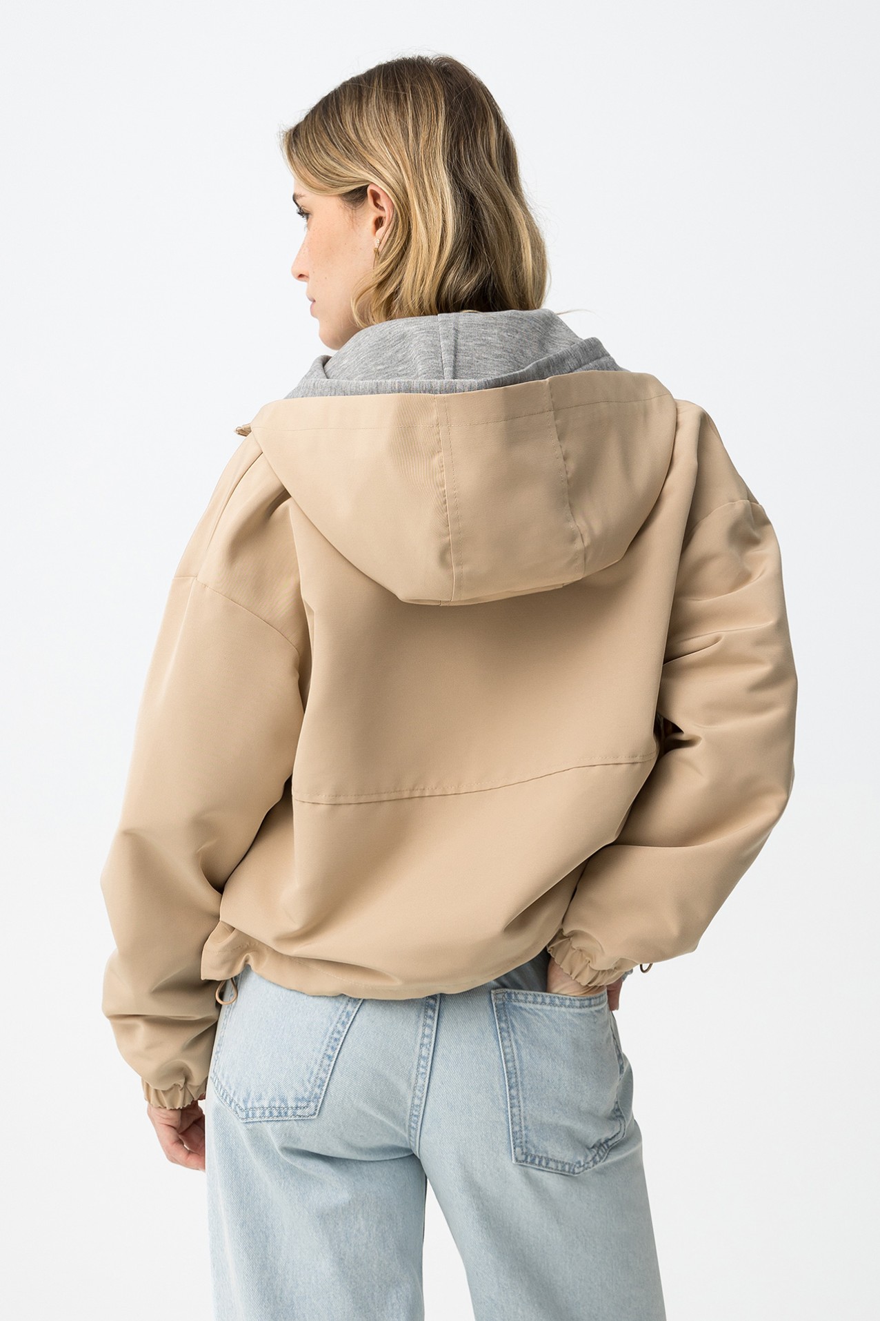 Beige Relaxed Jacket