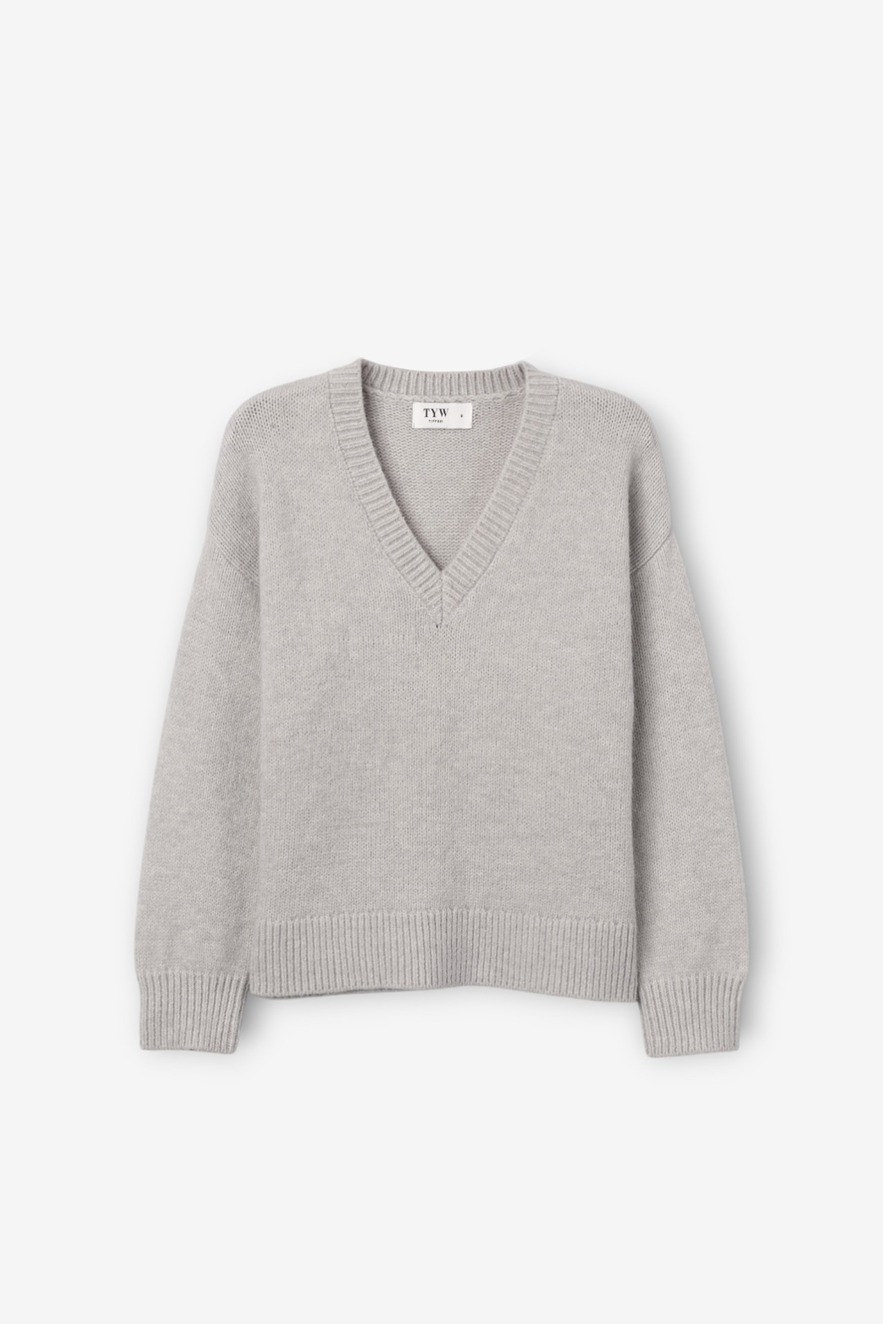 Camisola Tricotada Relaxed Cinza