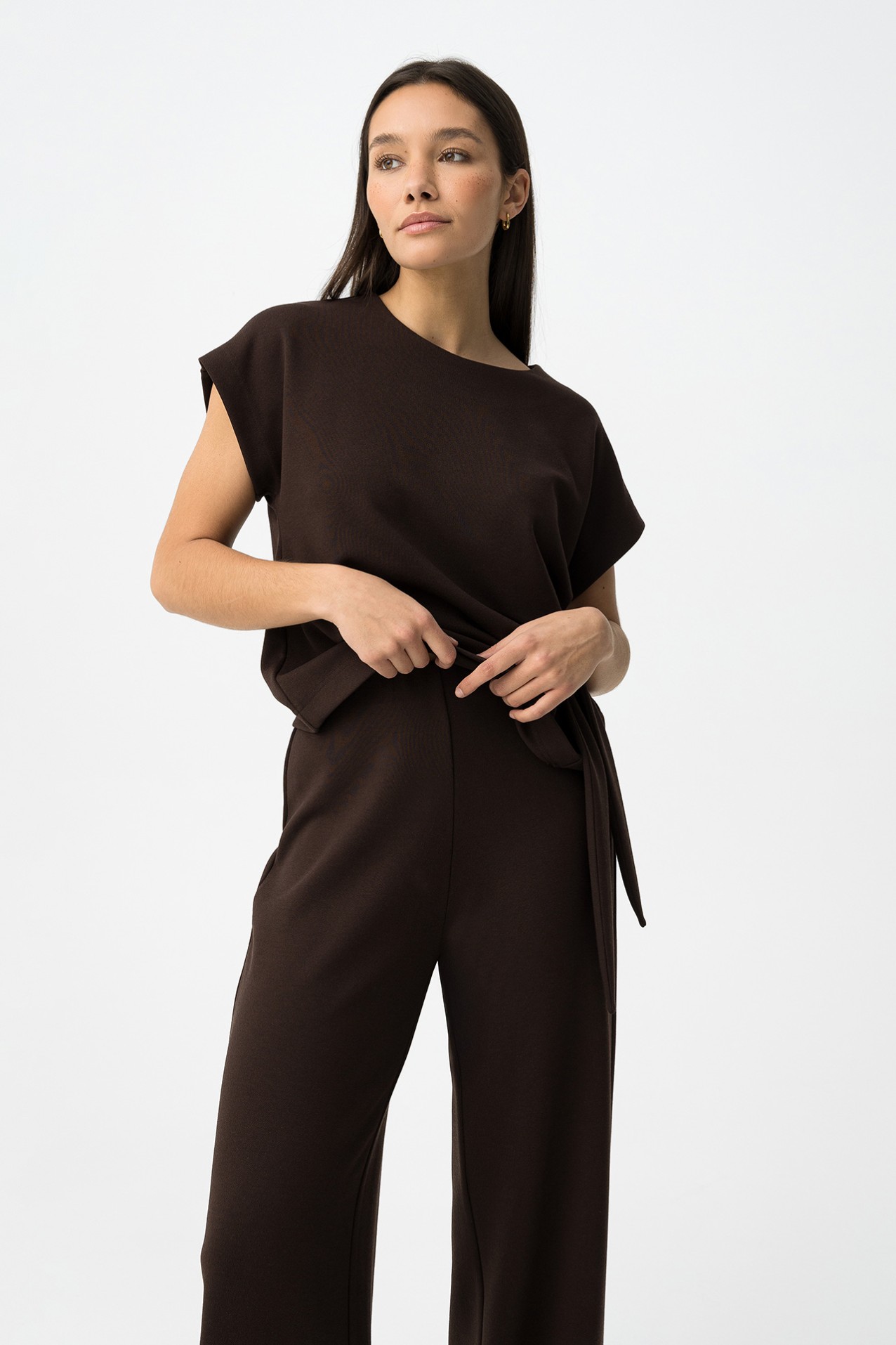 T-shirt Relaxed Chocolate