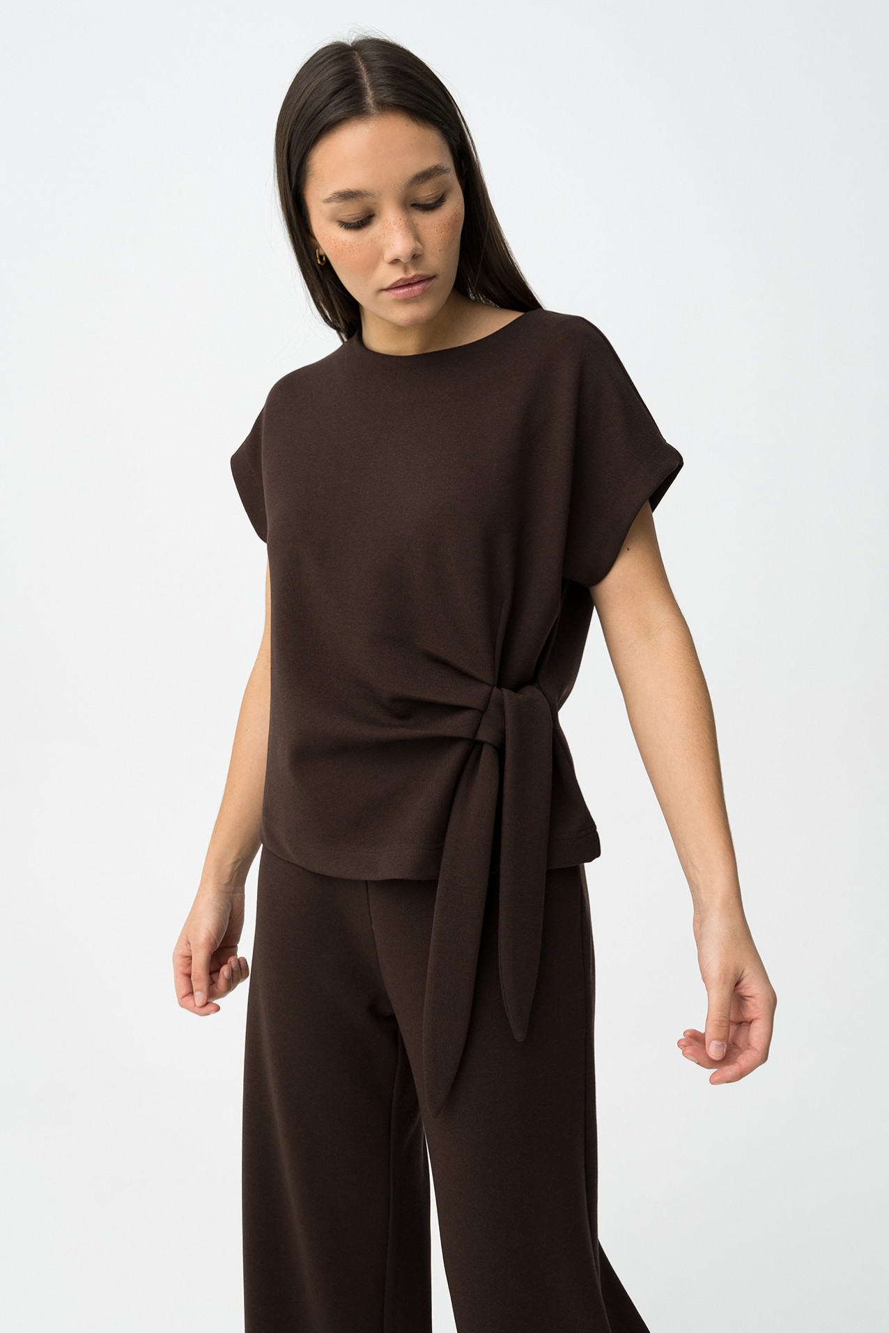 T-shirt Relaxed Chocolate