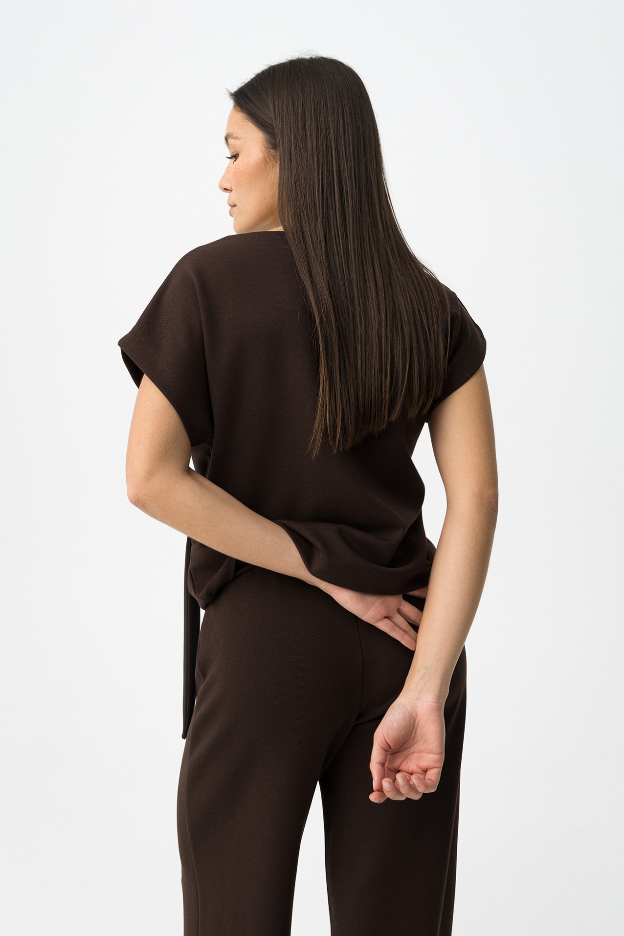 T-shirt Relaxed Chocolate