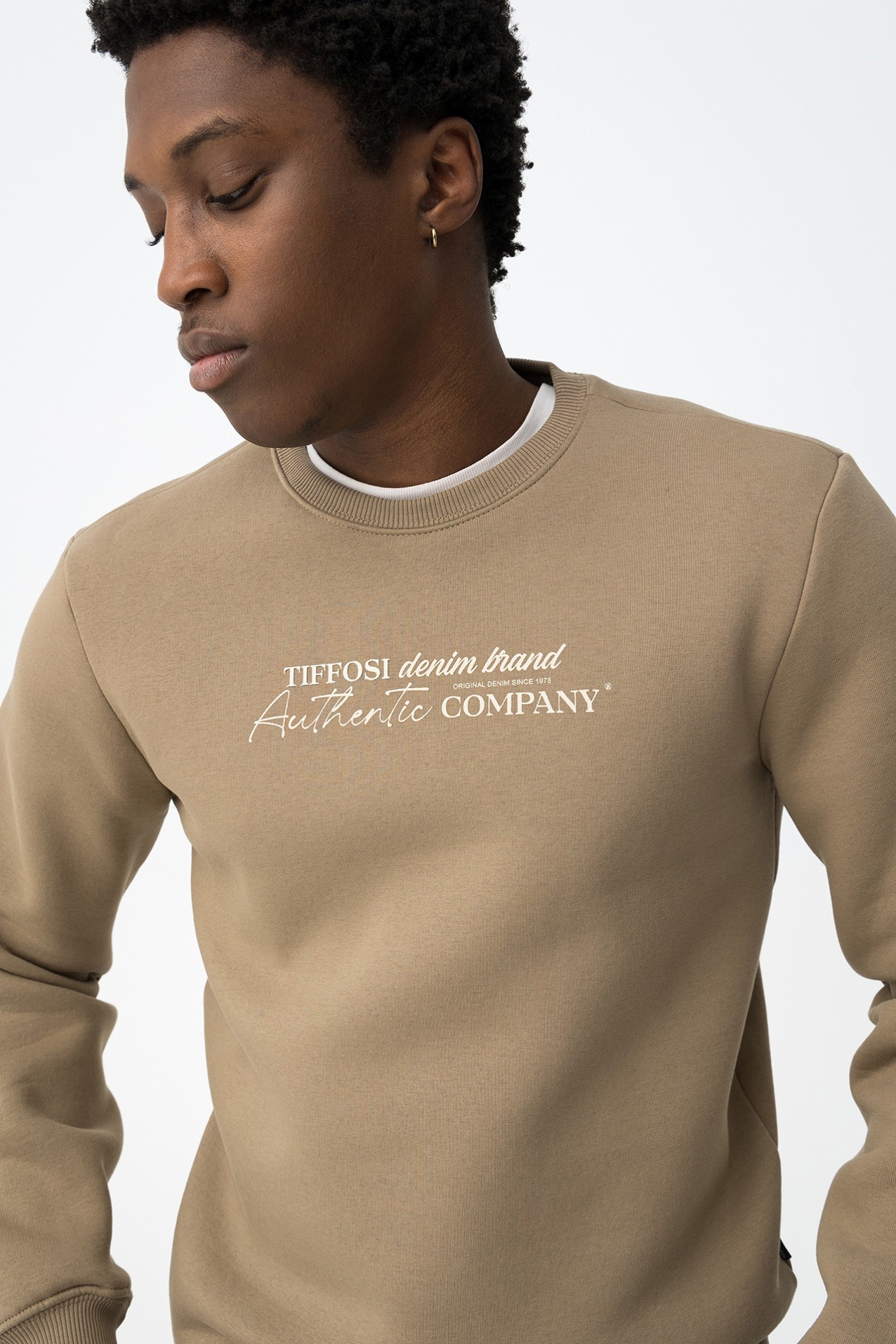 Sudadera Beige Casual