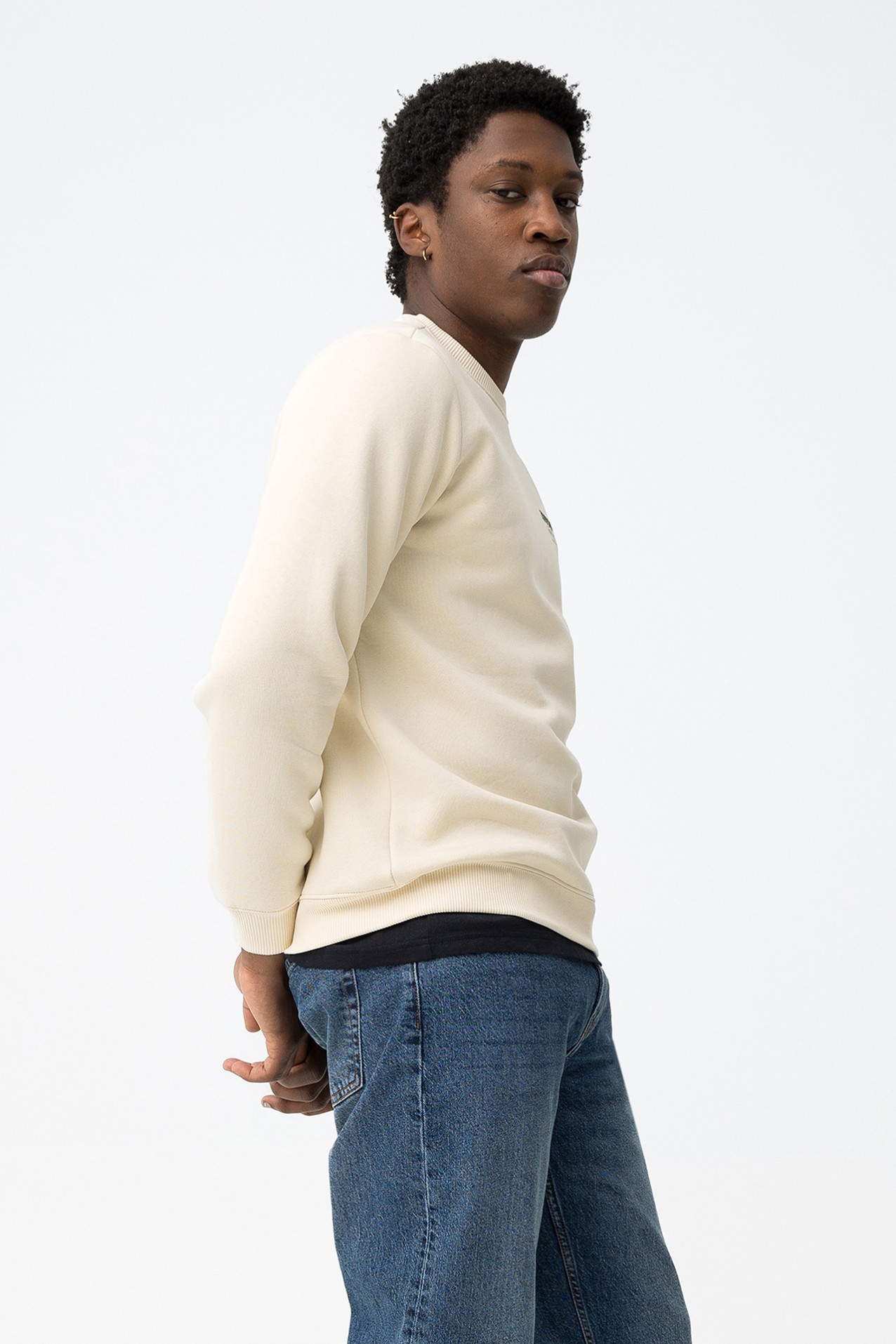 Sweatshirt Bege Casual