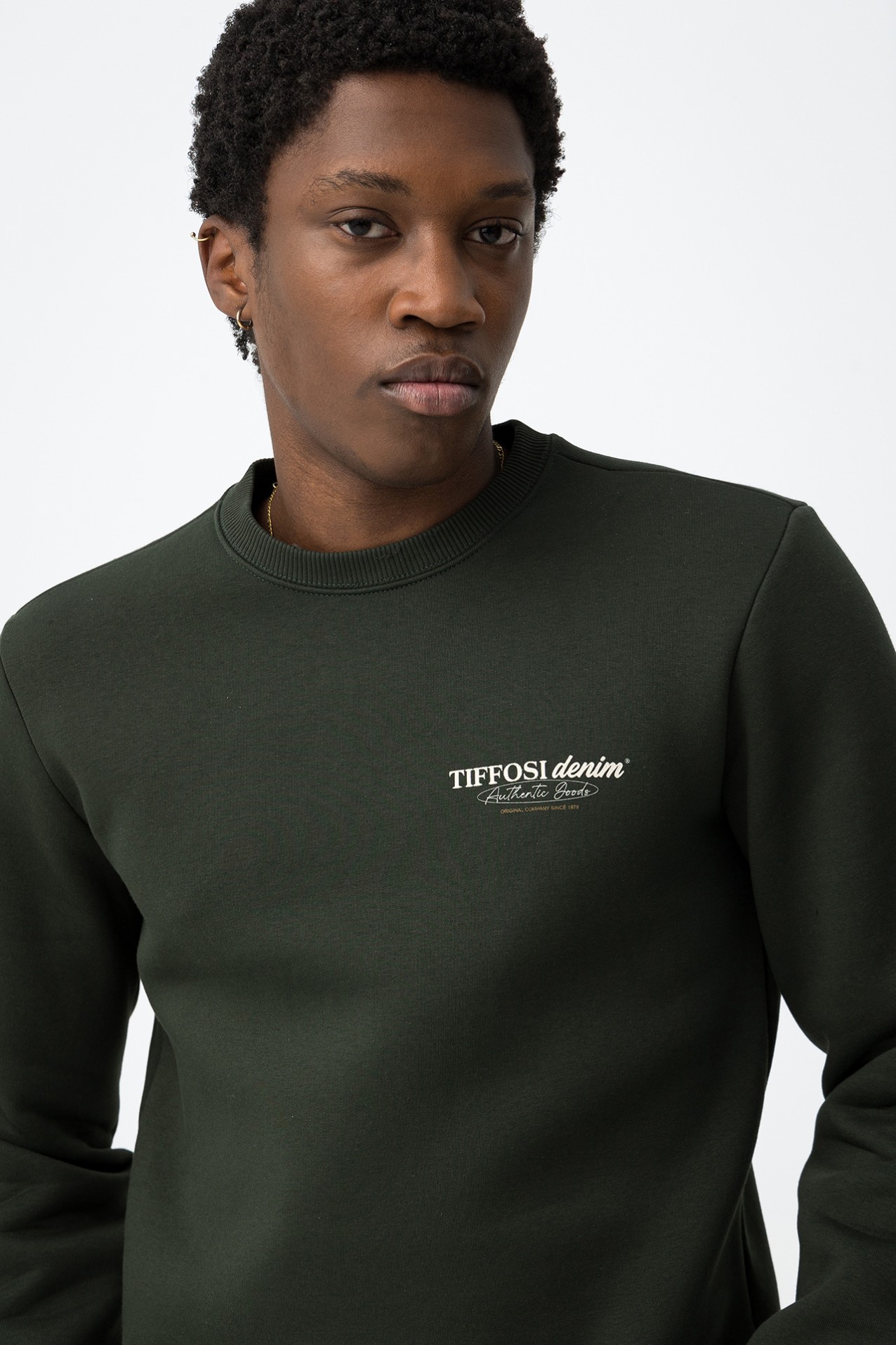 Sweatshirt Verde Casual