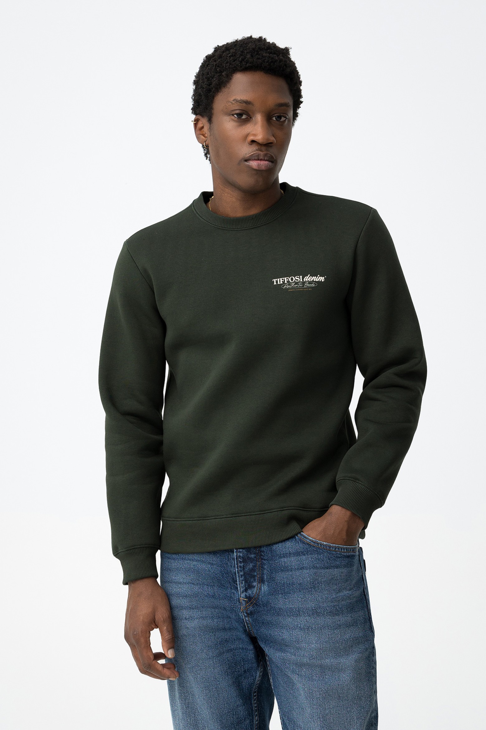 Sweatshirt Verde Casual