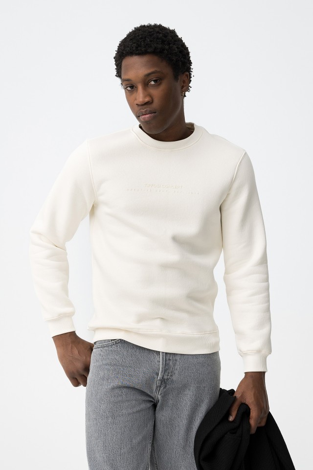 Beige Sweatshirt