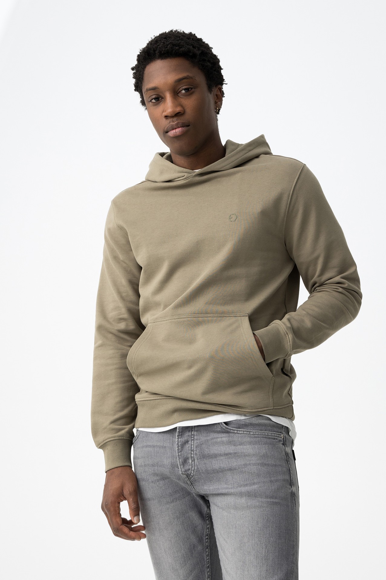 Green Hoodie with Pocket