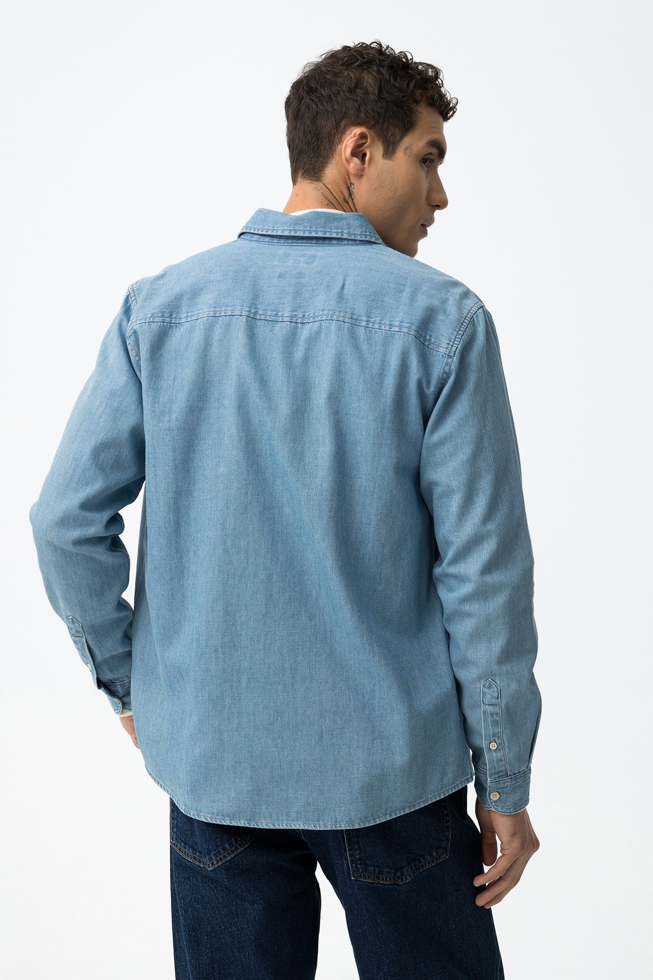 Regular Fit Denim Shirt