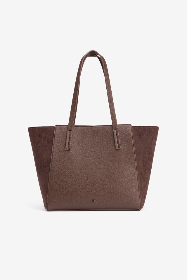 Chocolate Brown Shopper Bag