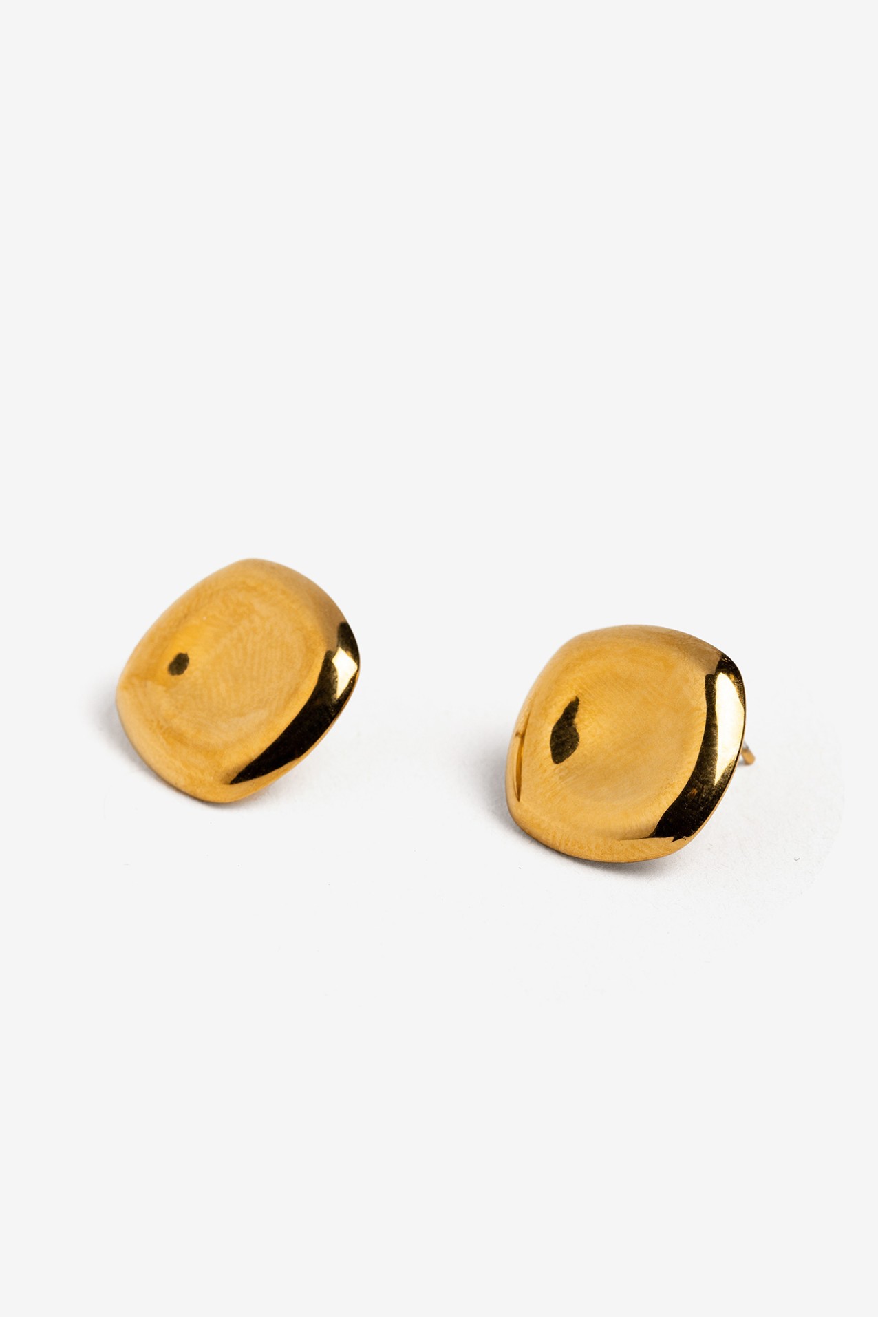 Golden Stud Earrings
