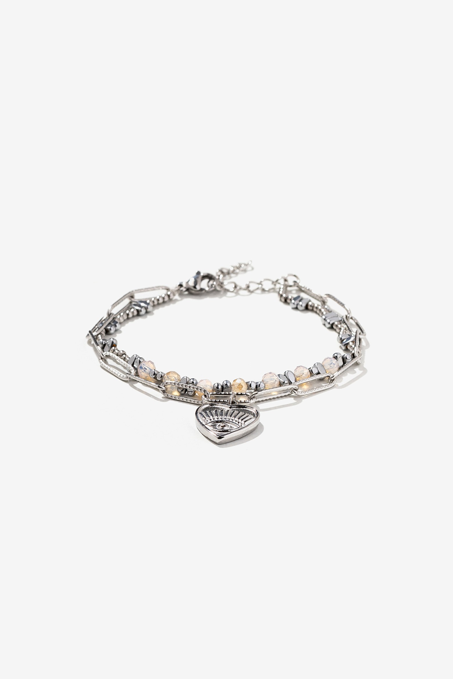 Pulsera de plata elegante