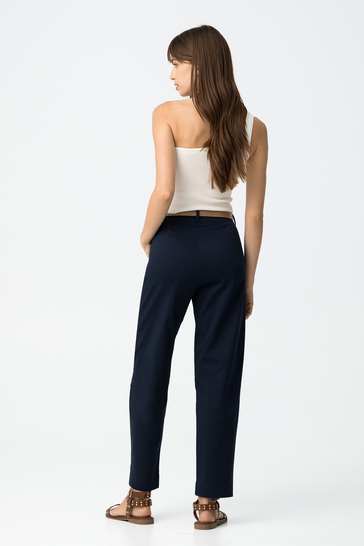 Tailored Pants with Belt