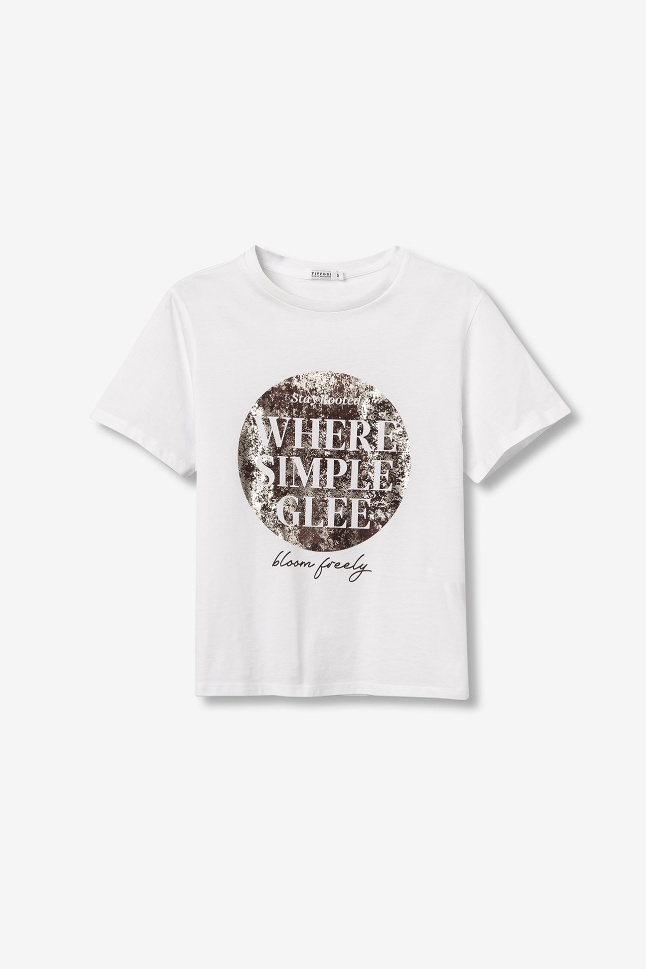 White Short Sleeve Graphic Tee