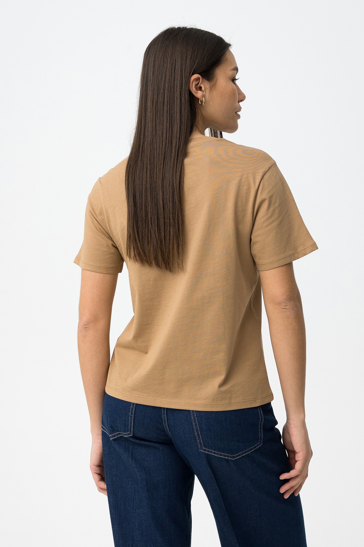 Beige Short Sleeve T-shirt