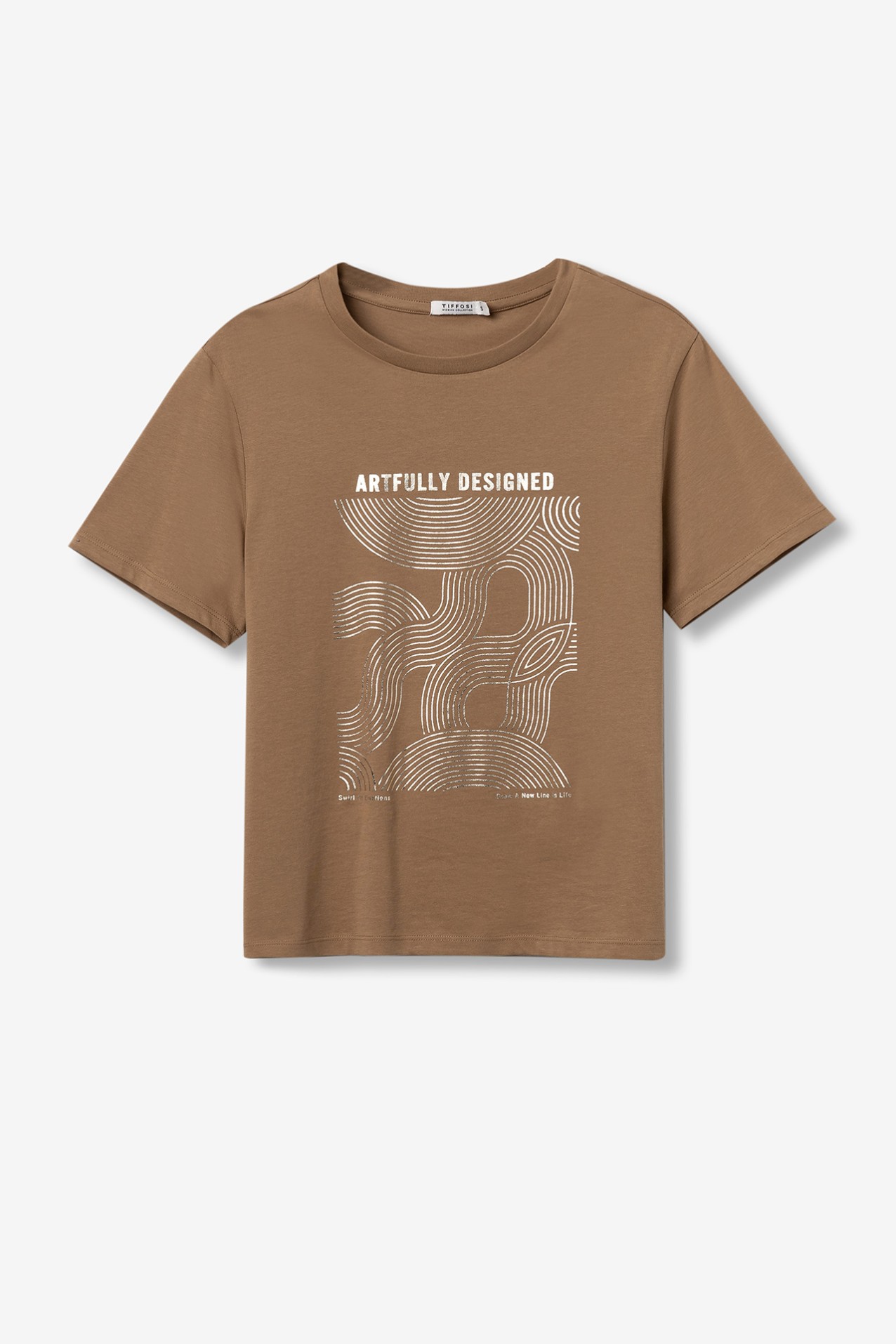 Beige Short Sleeve T-shirt