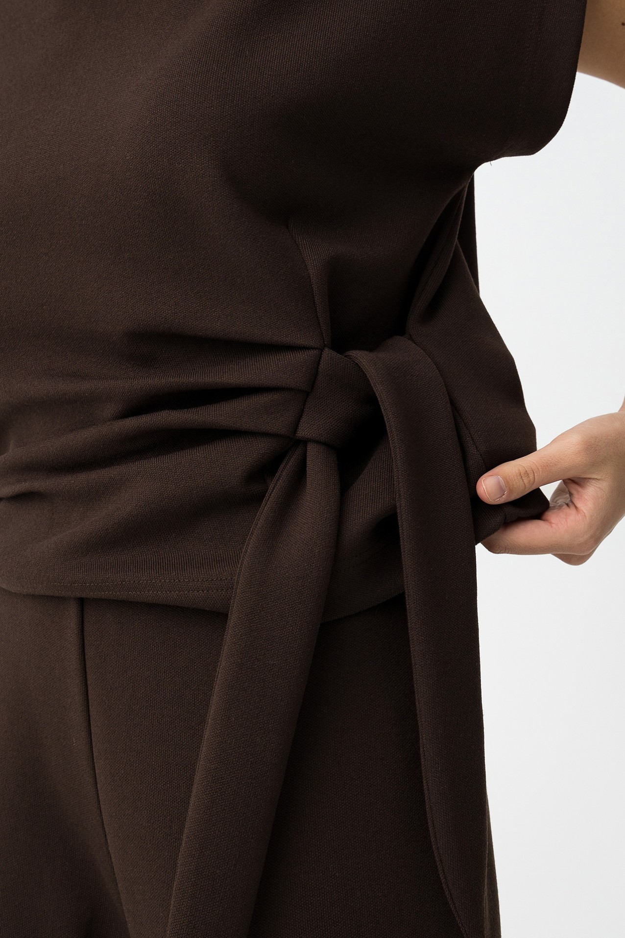 Chocolate Wide Leg Trousers