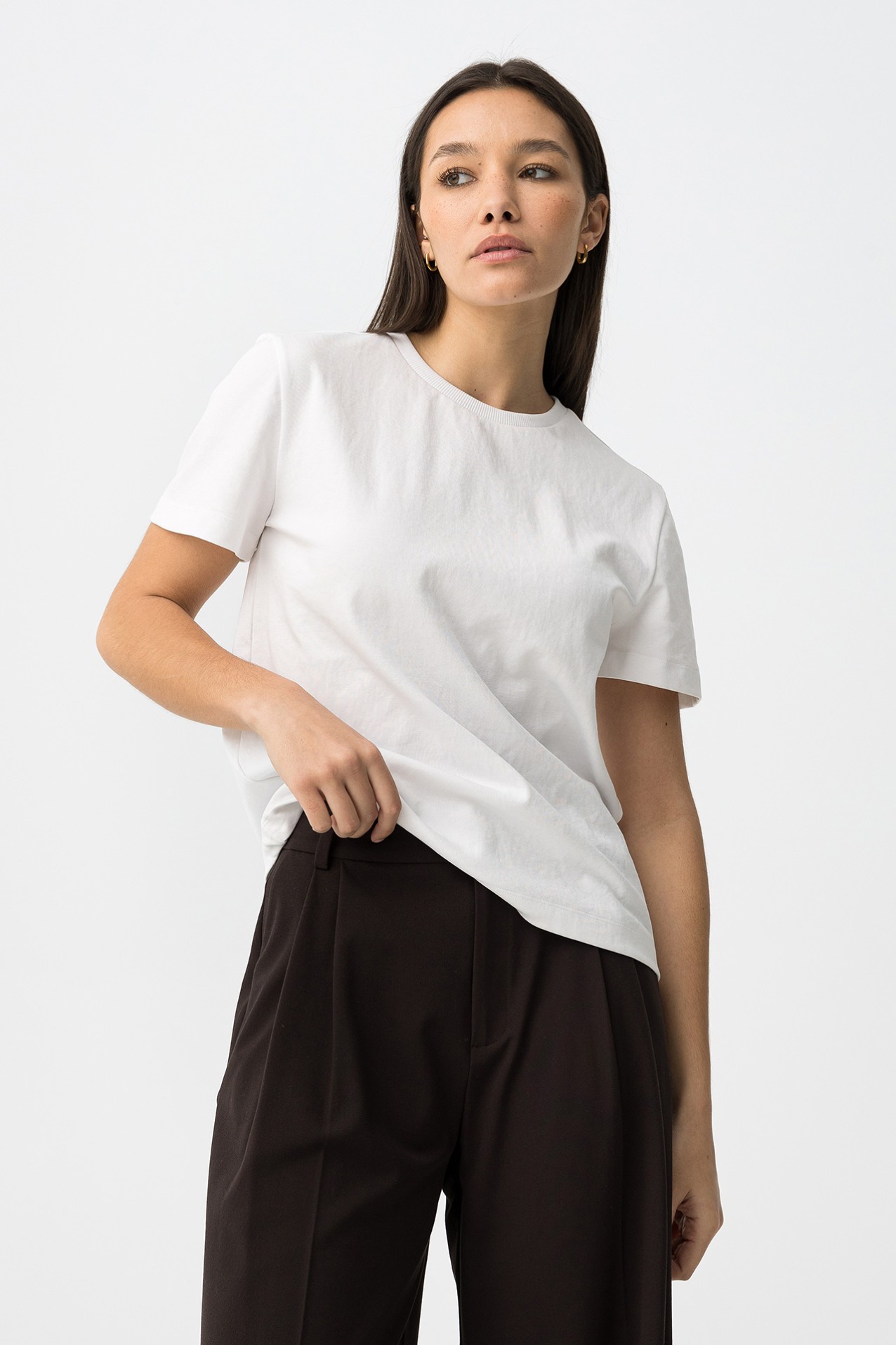 T-shirt Branca Manga Curta