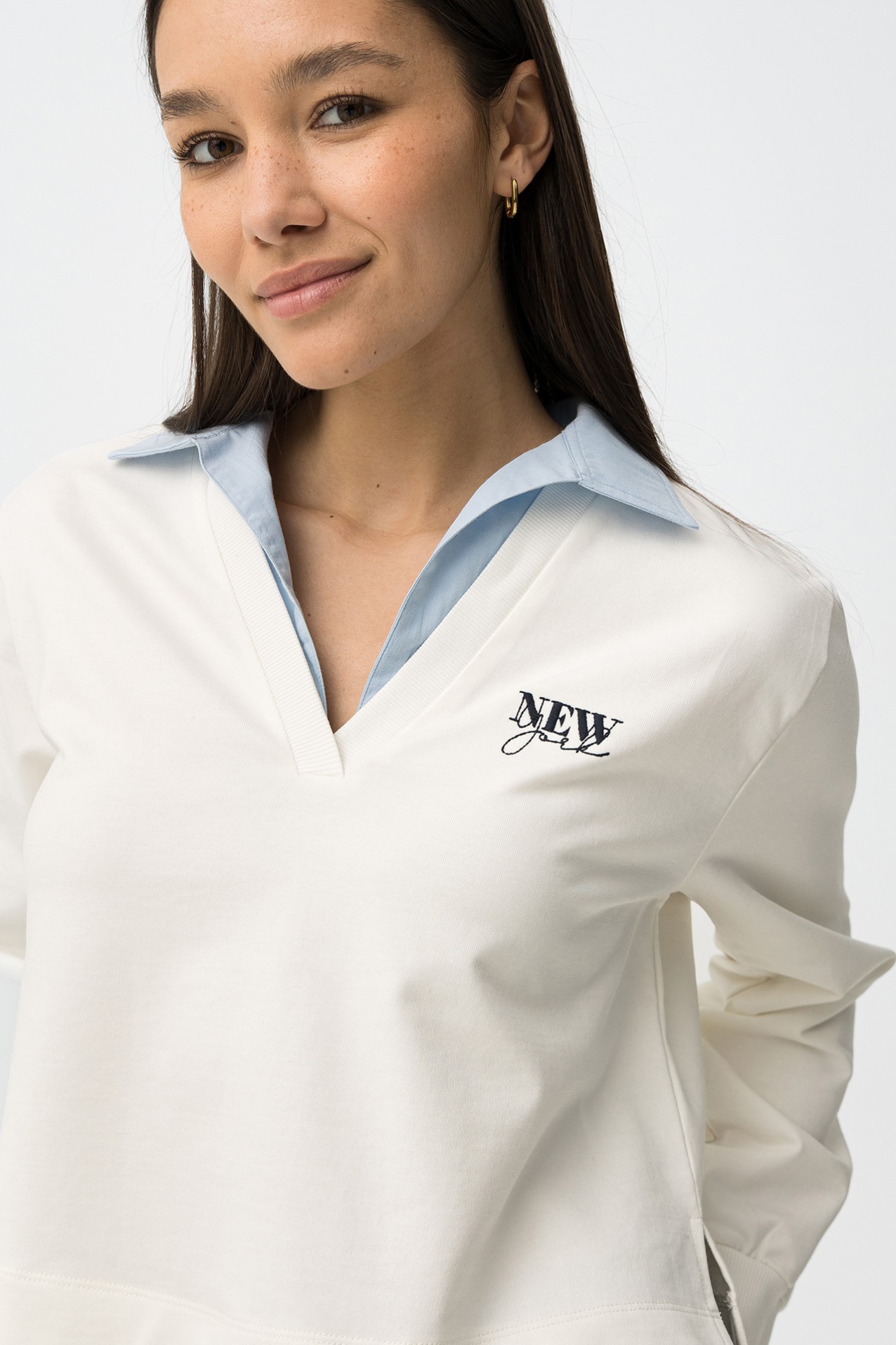 Long Sleeve White T-shirt