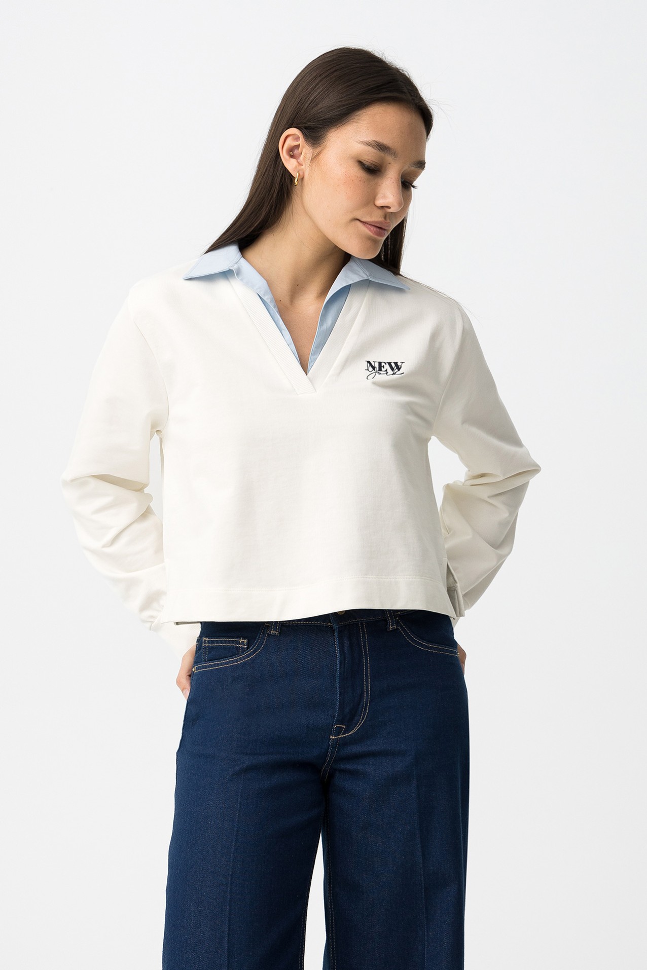 Long Sleeve White T-shirt