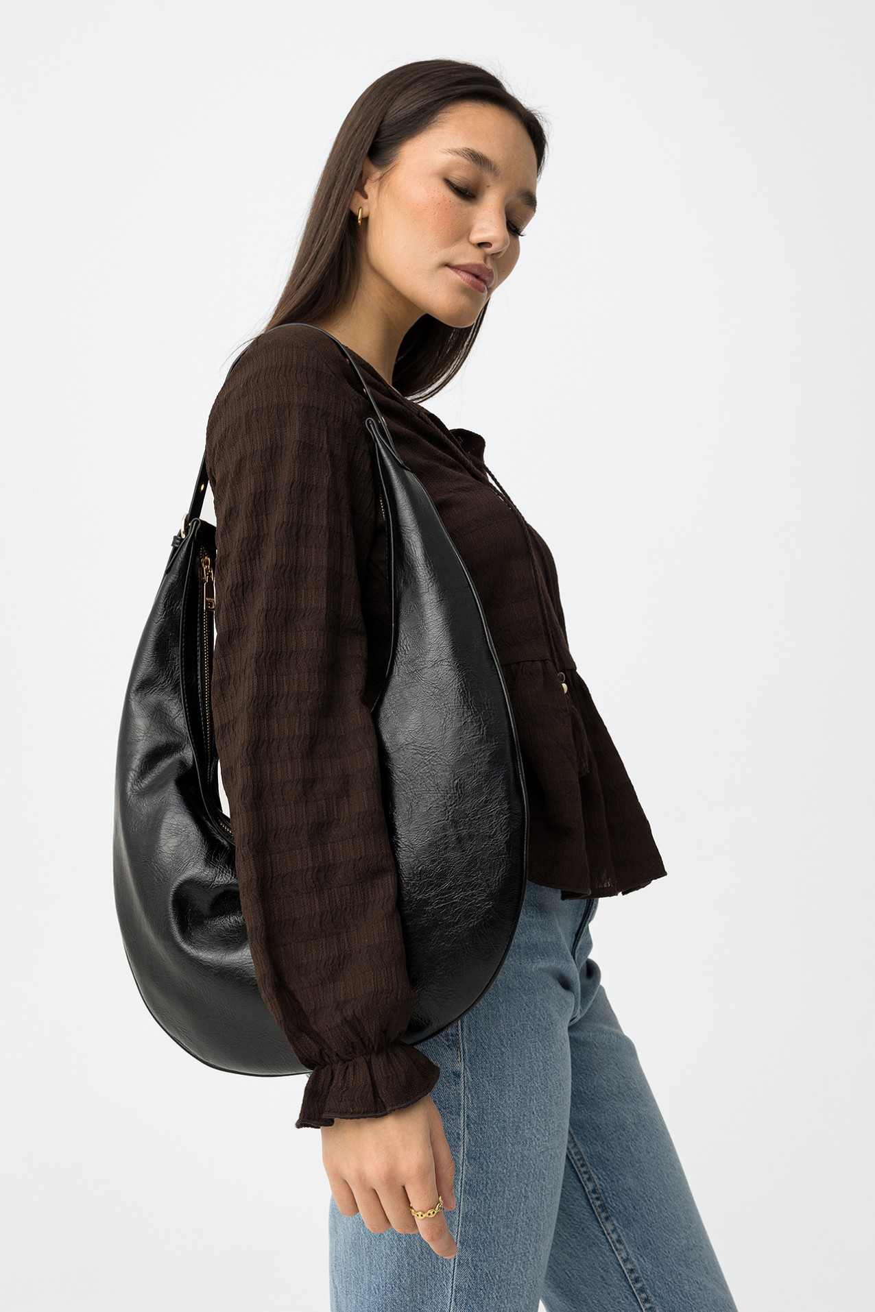 T-shirt Manga Comprida Chocolate