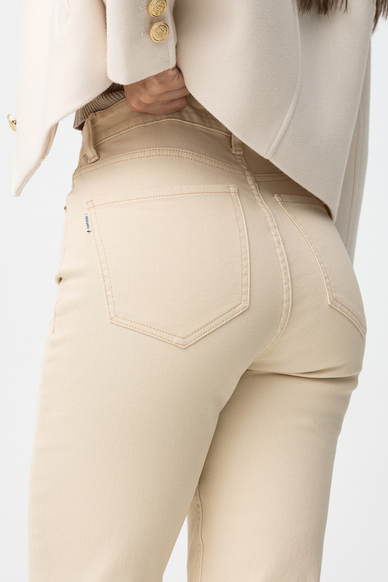 Light Beige Slim Jeans