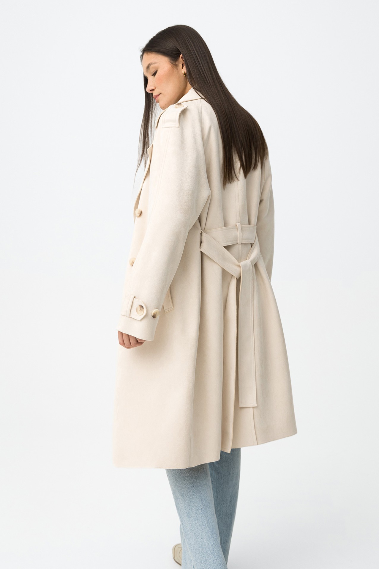 Casaco Bege Relaxed