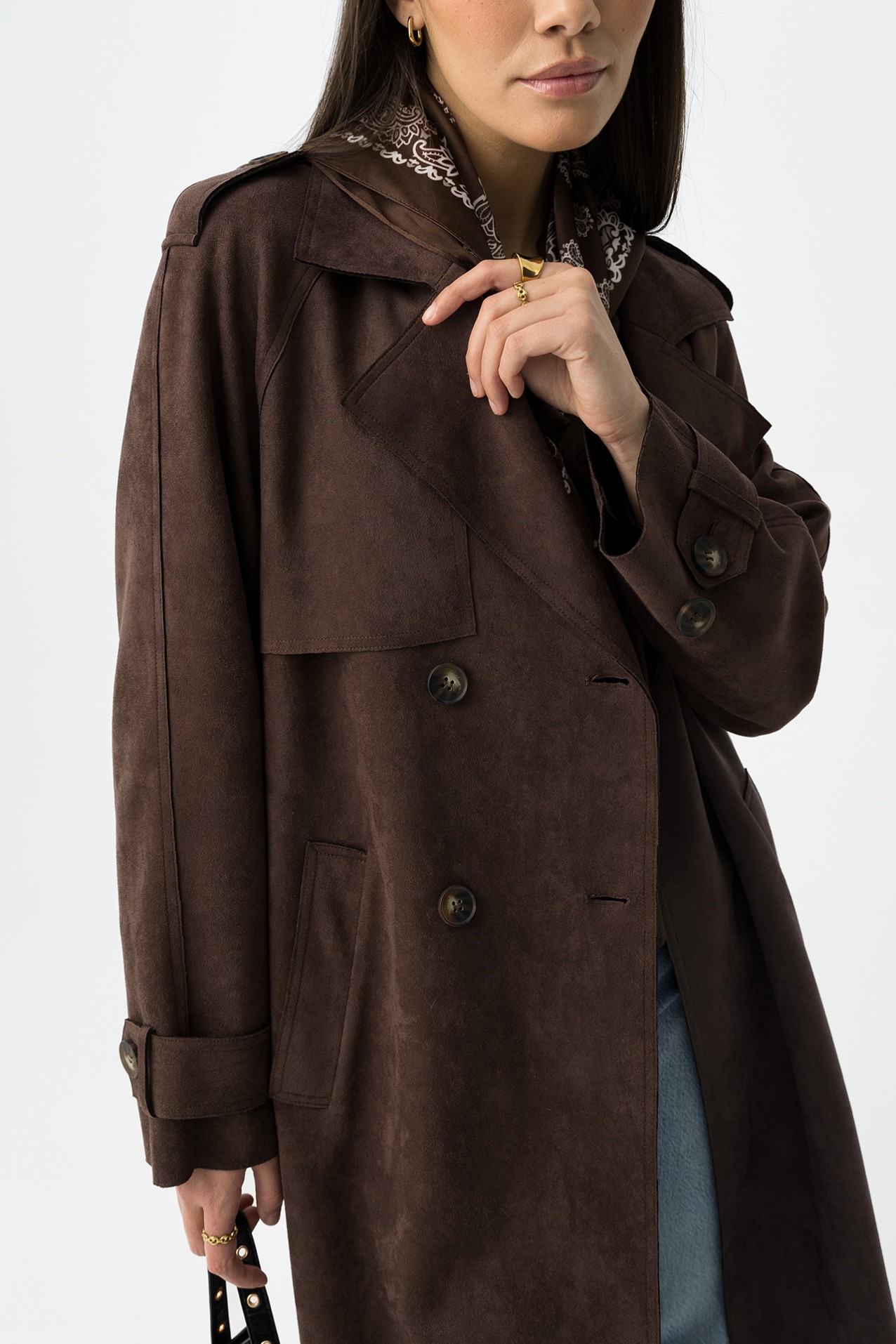 Abrigo Chocolate Relaxed