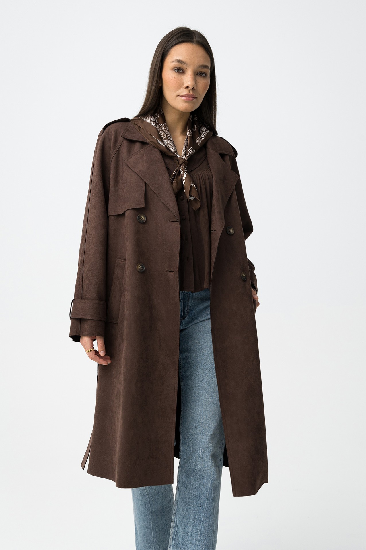 Abrigo Chocolate Relaxed