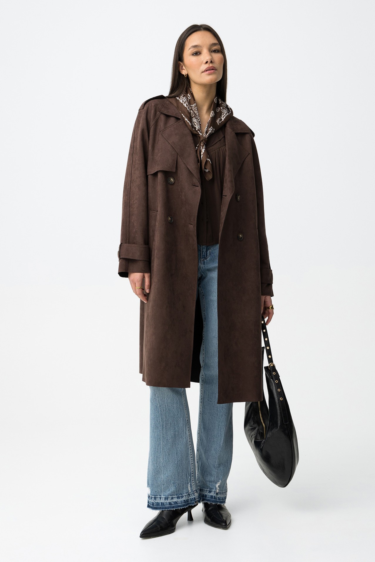 Abrigo Chocolate Relaxed