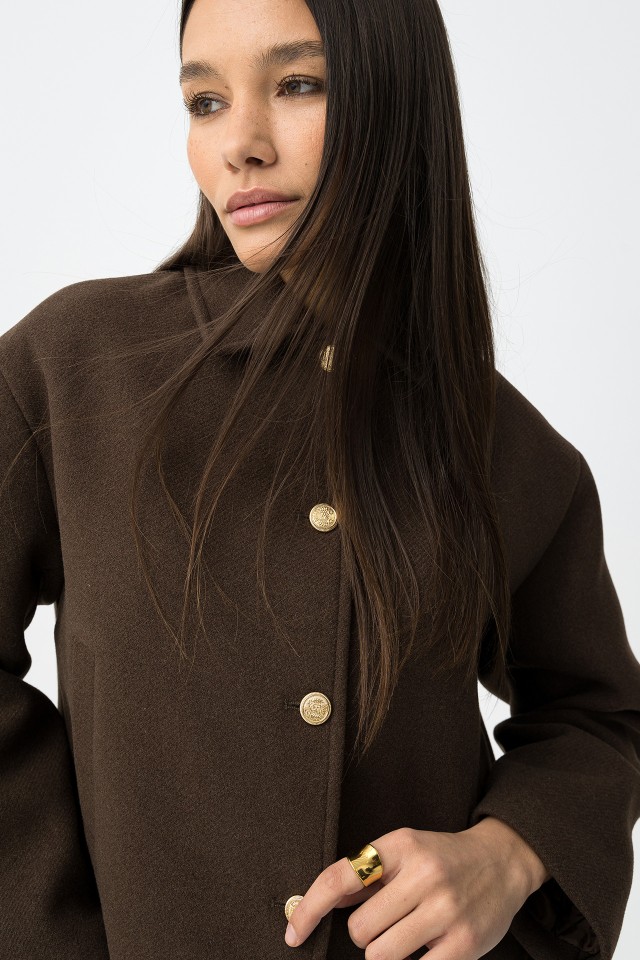 Chocolate Relaxed Jacket
