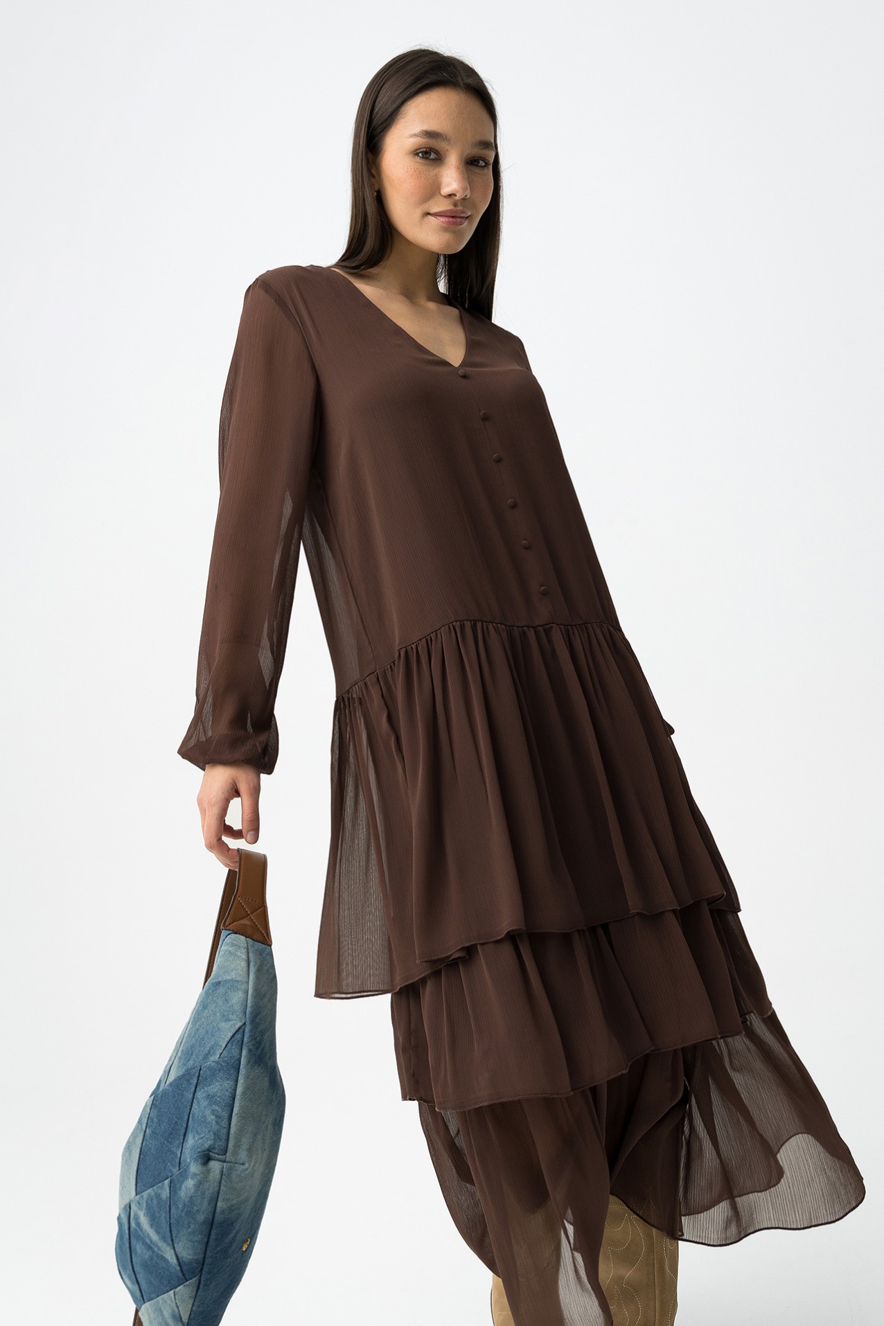 Chocolate Layered Dress