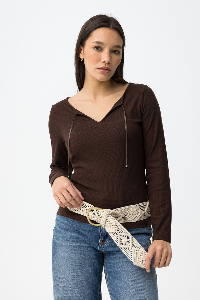 T-shirt Slim Chocolate