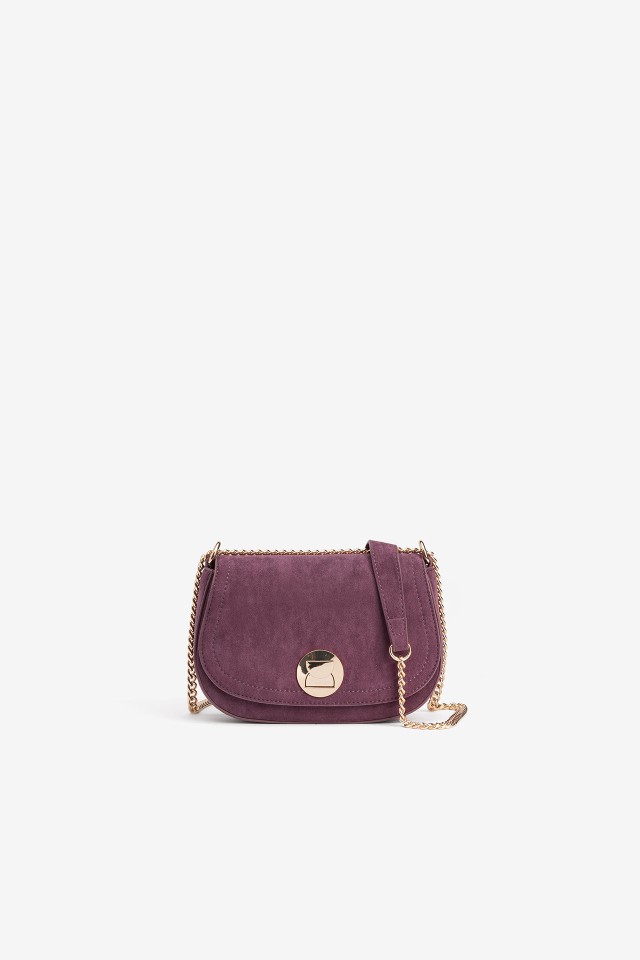 Chic Purple Crossbody Bag